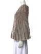 Nina Ricci Alpaca Animal Print Sweater