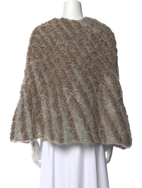 Nina Ricci Alpaca Animal Print Sweater