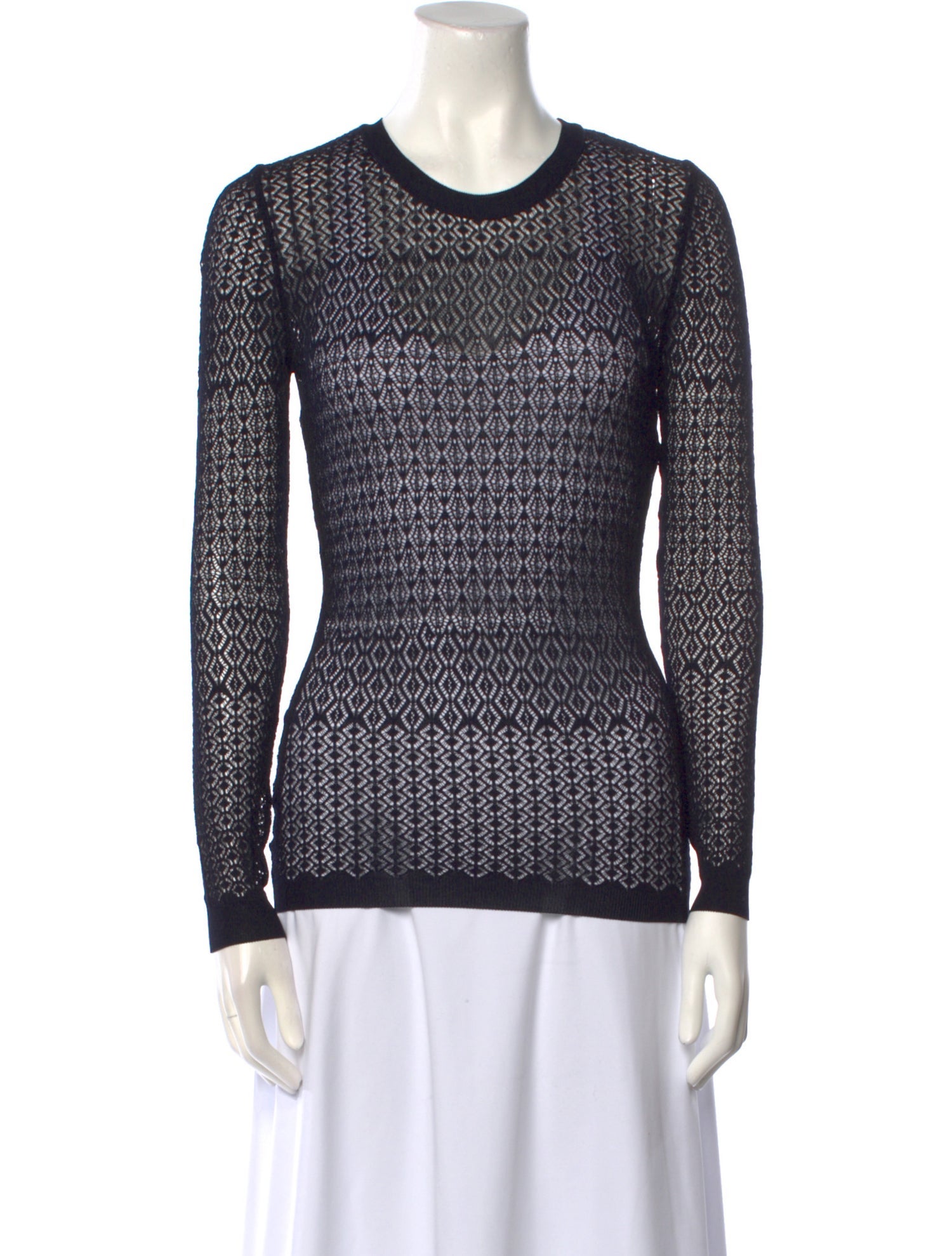 Nina Ricci Crew Neck Long Sleeve Top w/ Tags