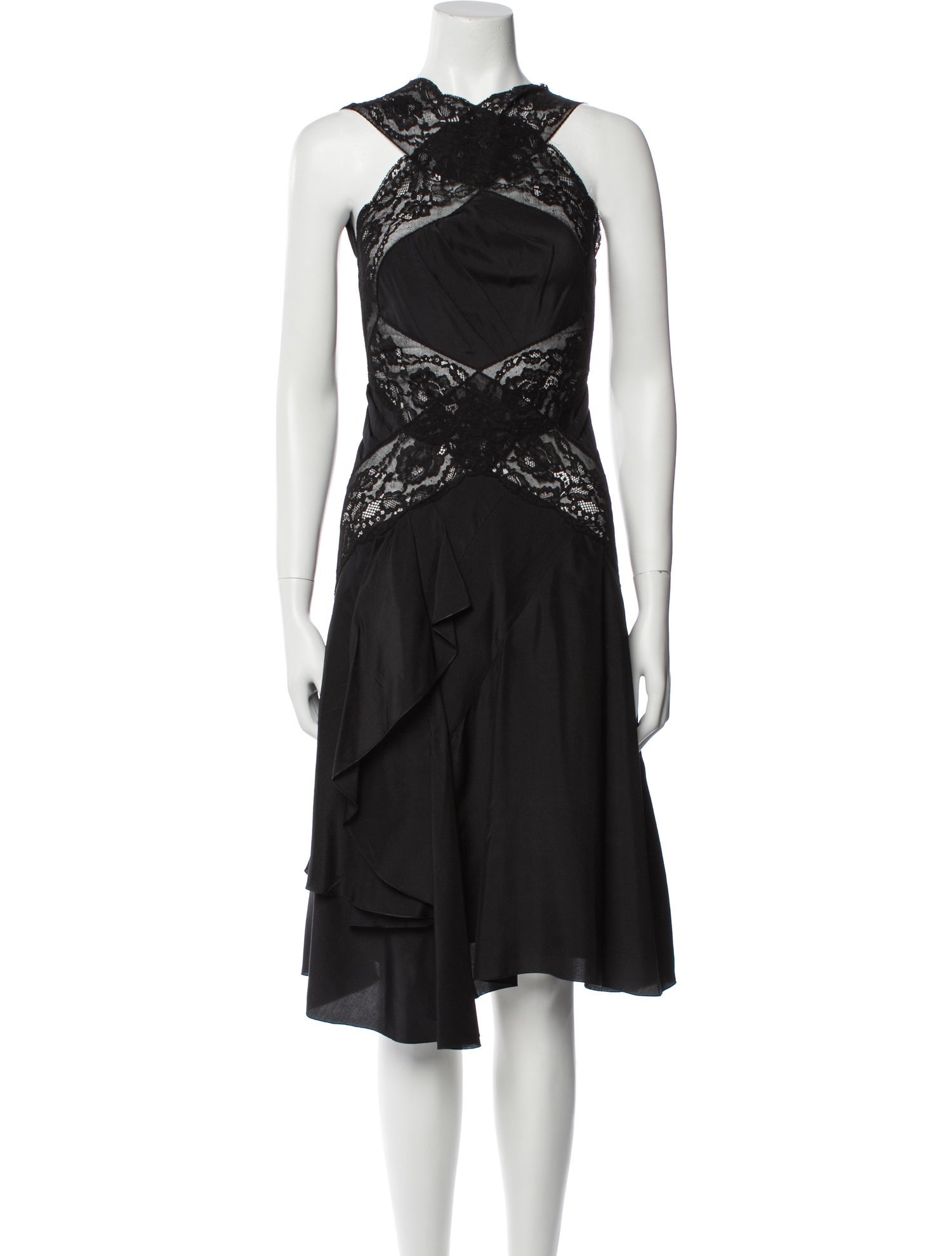 Nina Ricci Silk Knee-Length Dress