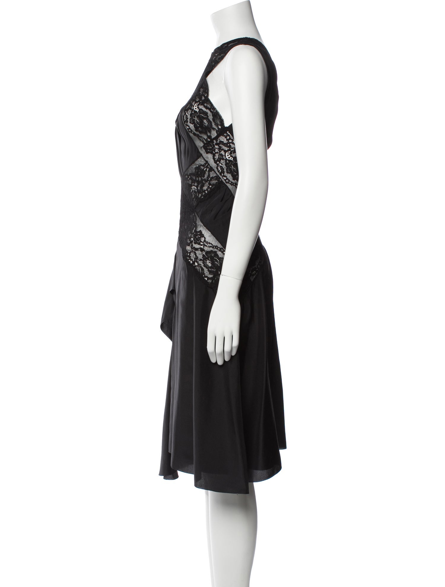 Nina Ricci Silk Knee-Length Dress