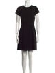 Nina Ricci Crew Neck Mini Dress
