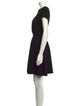 Nina Ricci Crew Neck Mini Dress