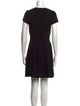 Nina Ricci Crew Neck Mini Dress