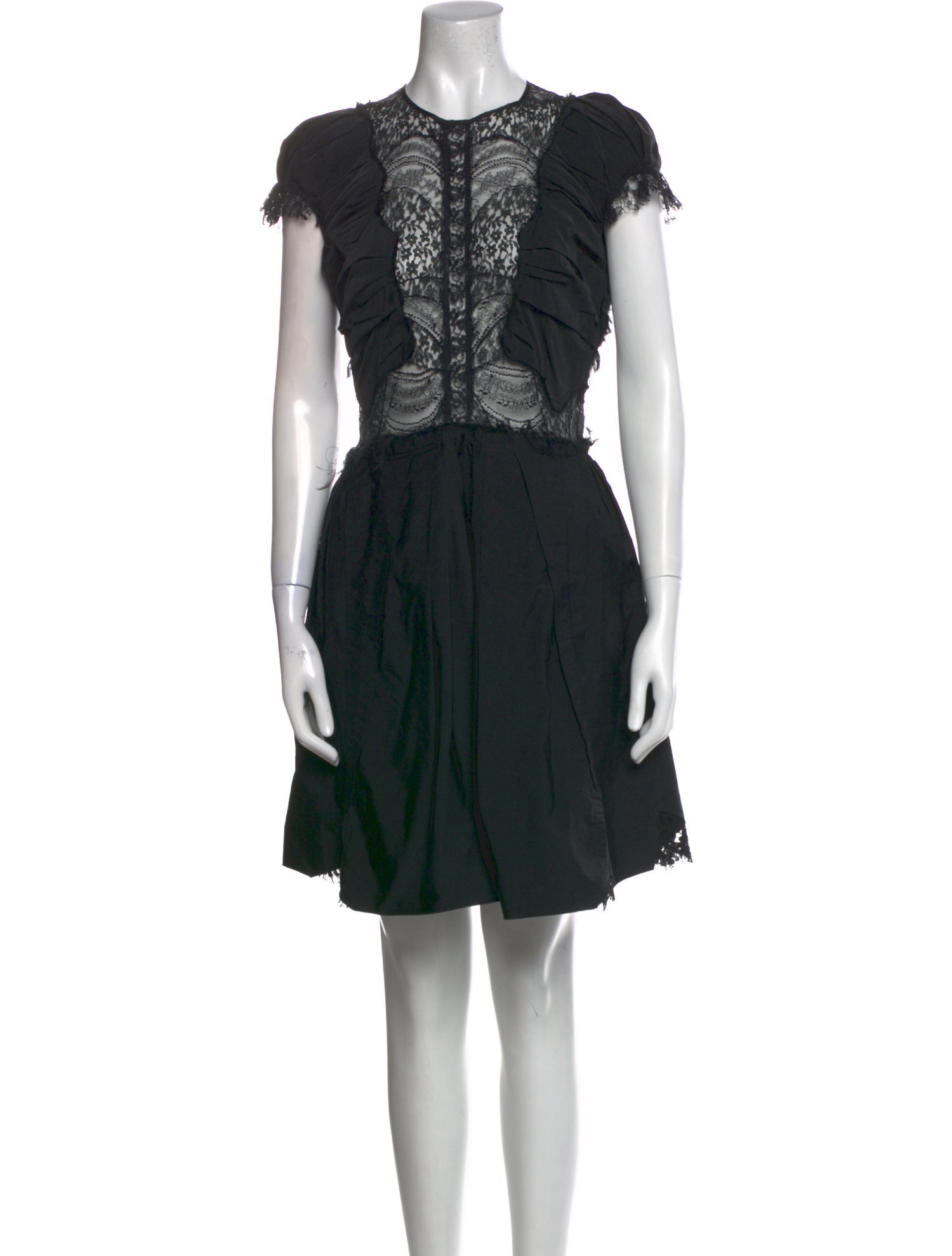 Nina Ricci Crew Neck Mini Dress