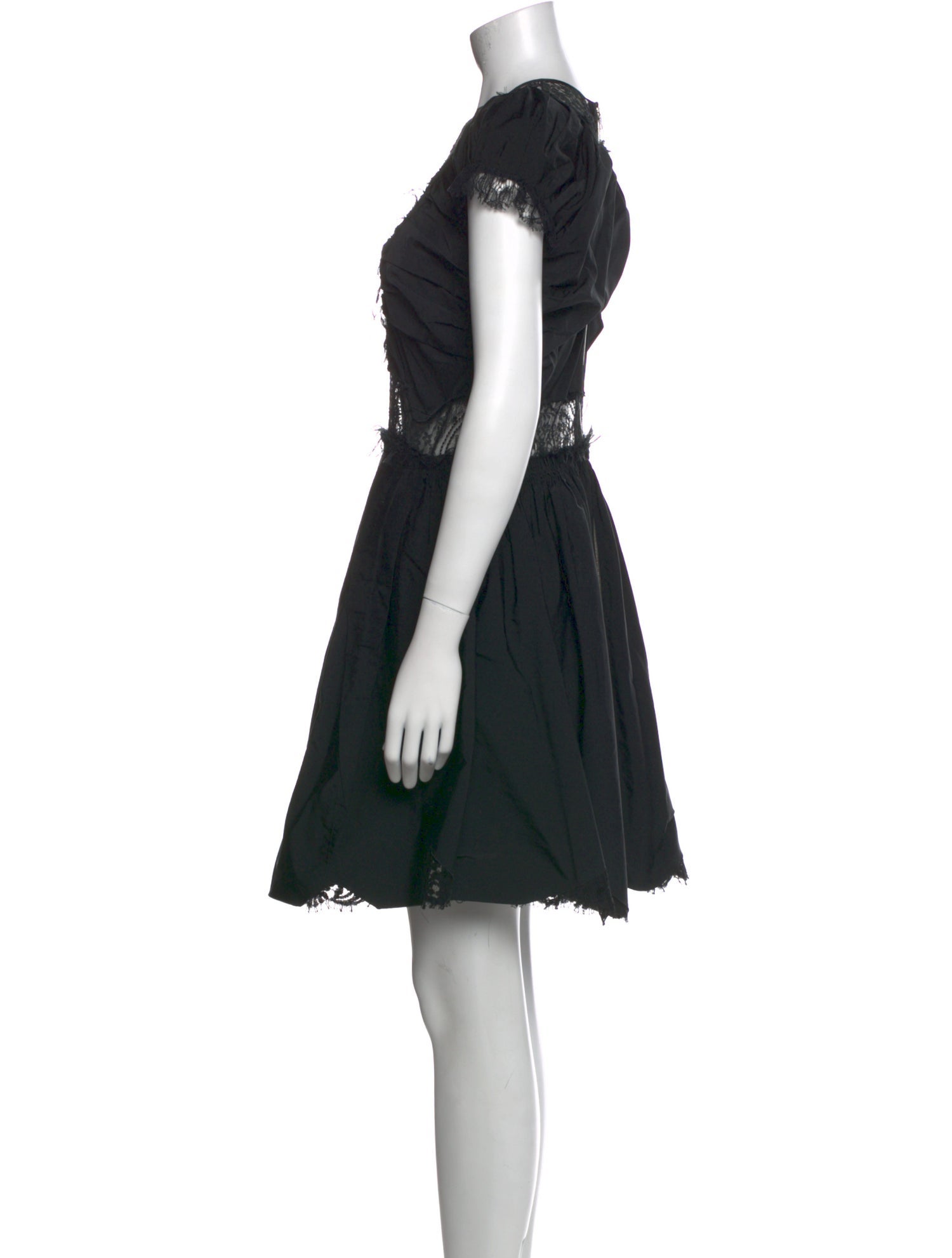 Nina Ricci Crew Neck Mini Dress