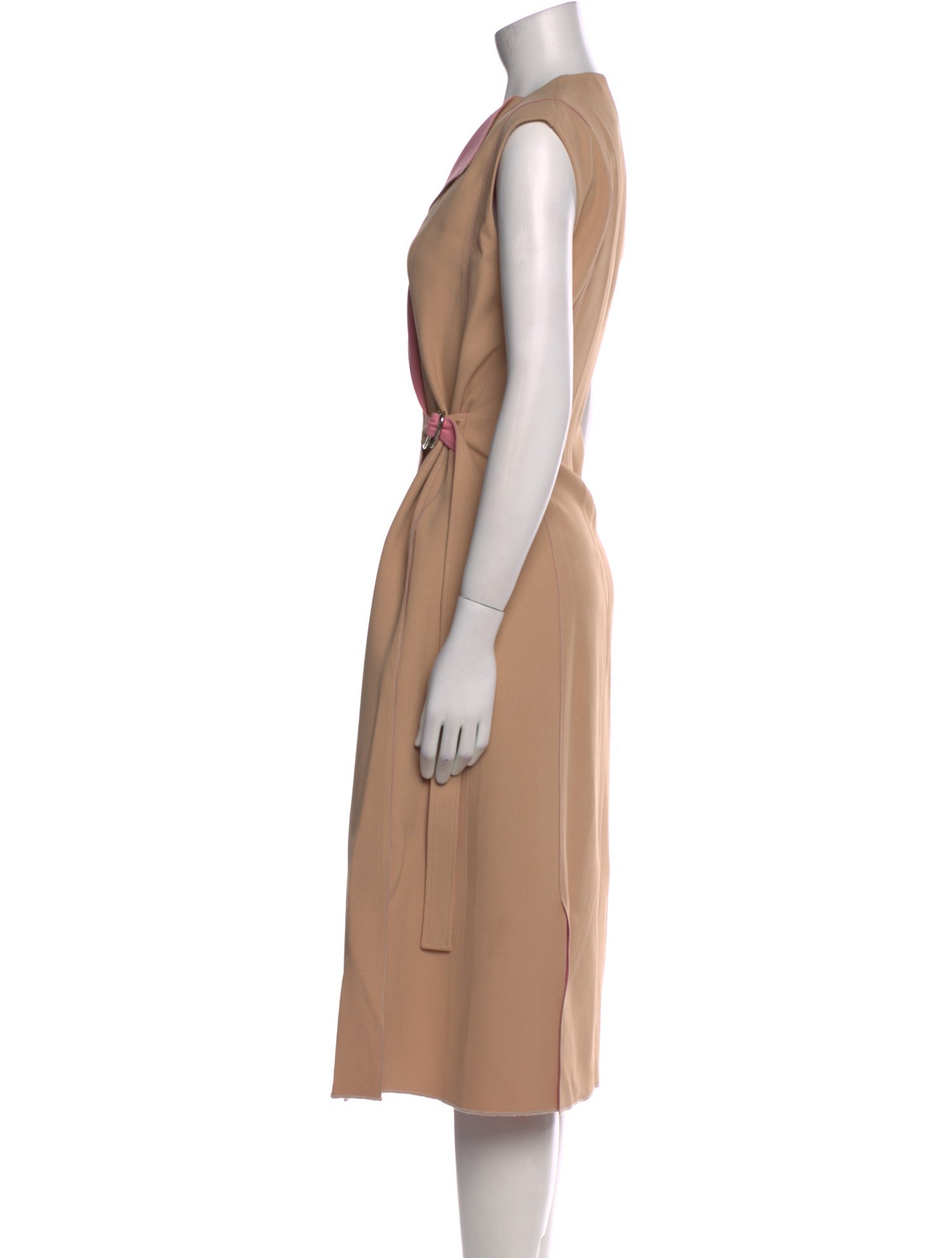 Nina Ricci Colorblock Pattern Long Dress