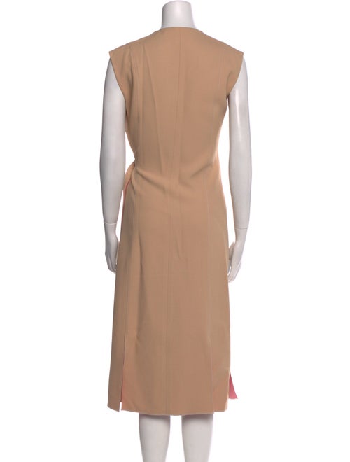 Nina Ricci Colorblock Pattern Long Dress