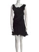 Nina Ricci Cowl Neck Mini Dress