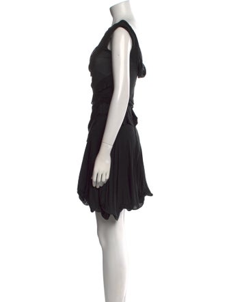 Nina Ricci Cowl Neck Mini Dress