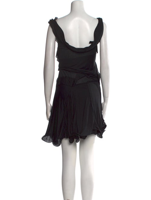 Nina Ricci Cowl Neck Mini Dress