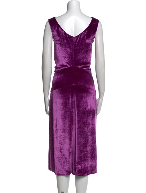 Nina Ricci Bateau Neckline Midi Length Dress