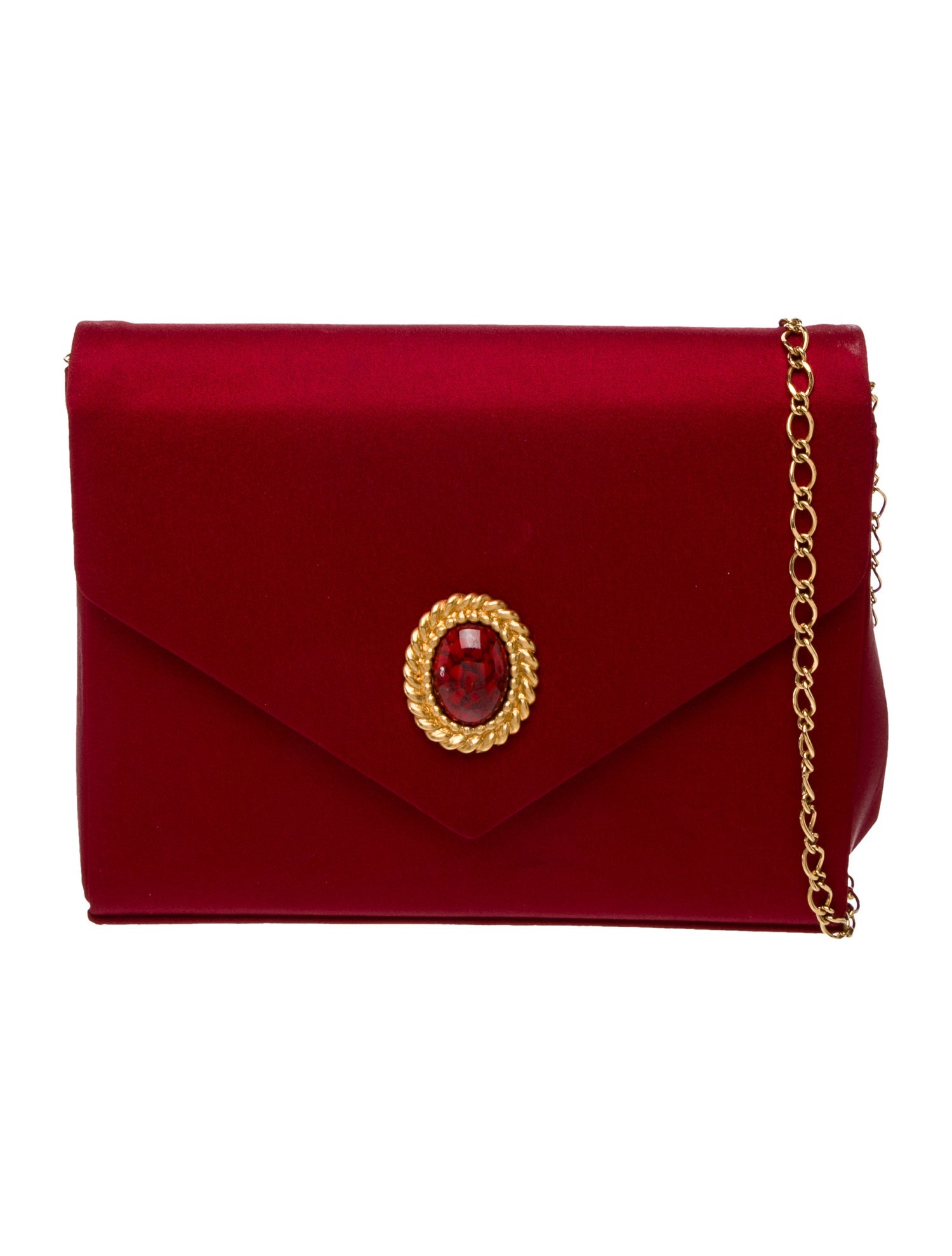 Nina Ricci Satin Shoulder Bag