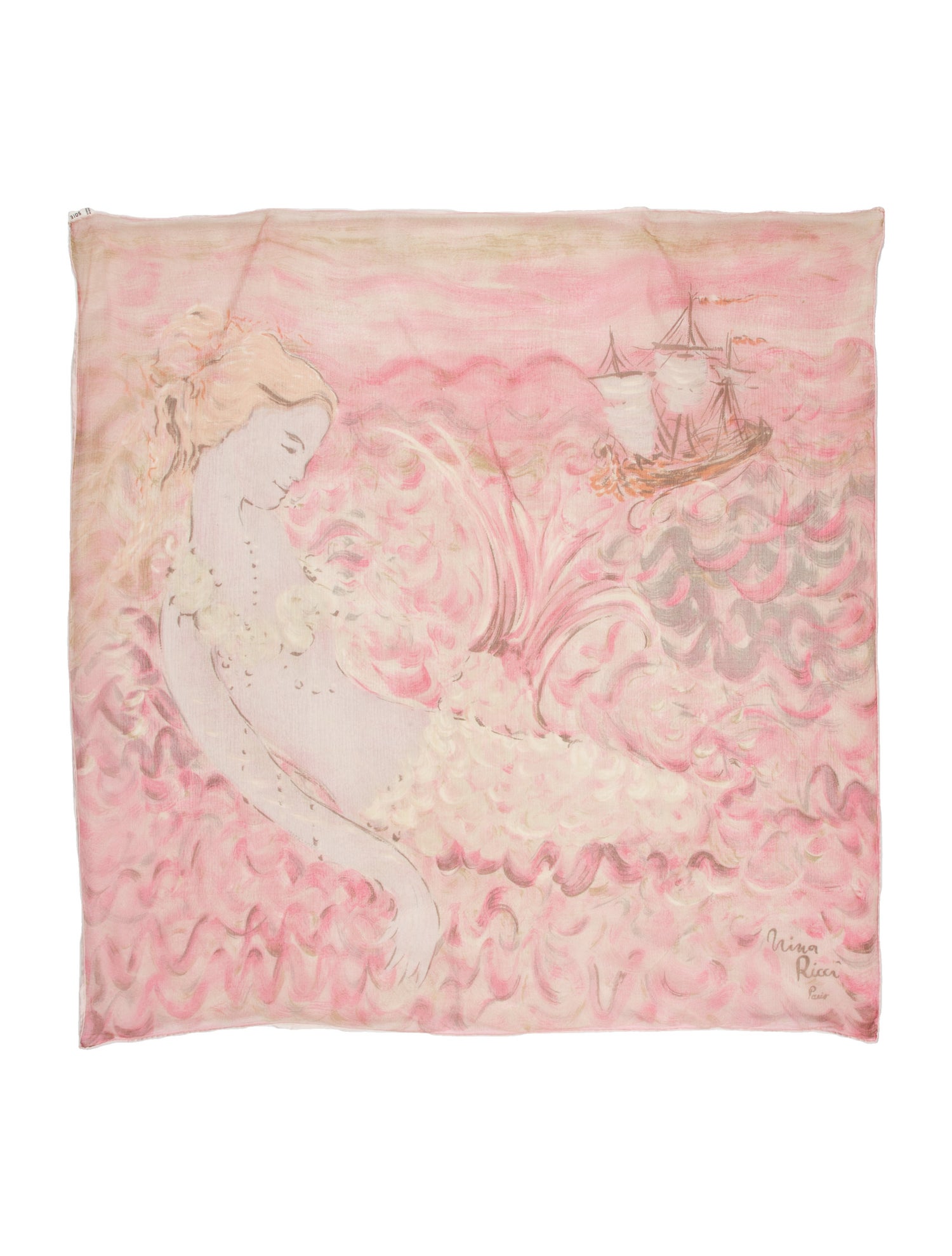 Nina Ricci Silk Printed Scarf