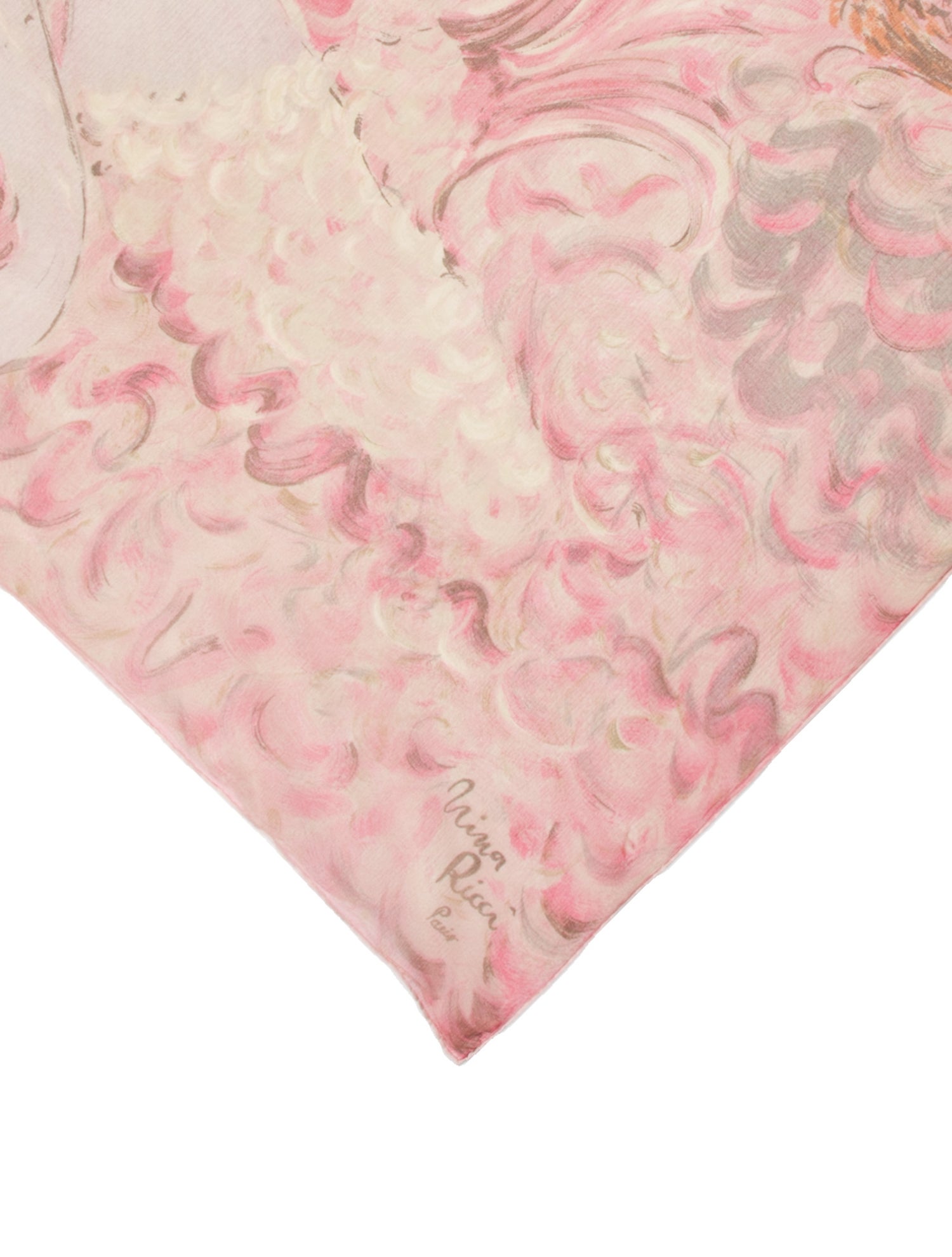 Nina Ricci Silk Printed Scarf