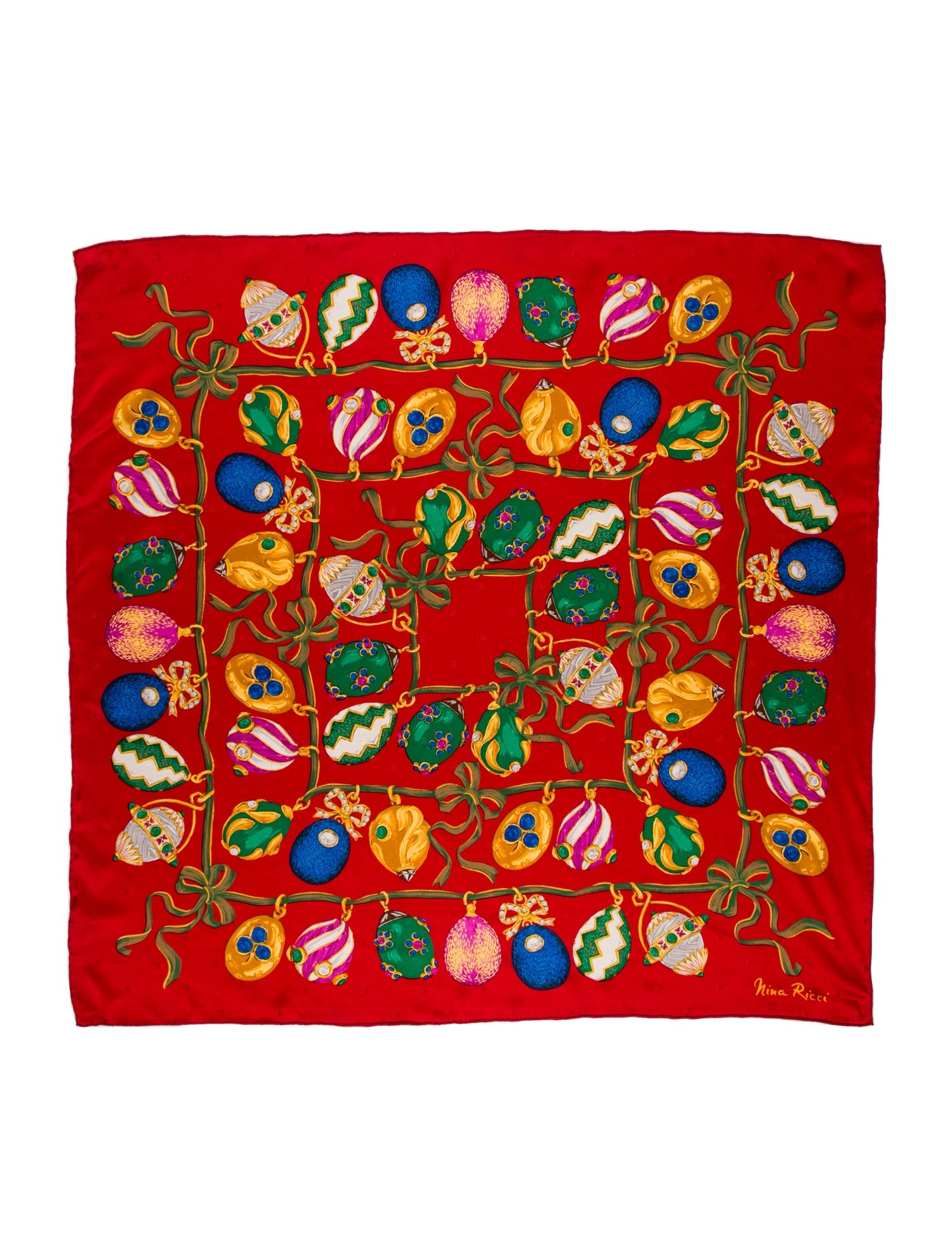 Nina Ricci Silk Printed Scarf