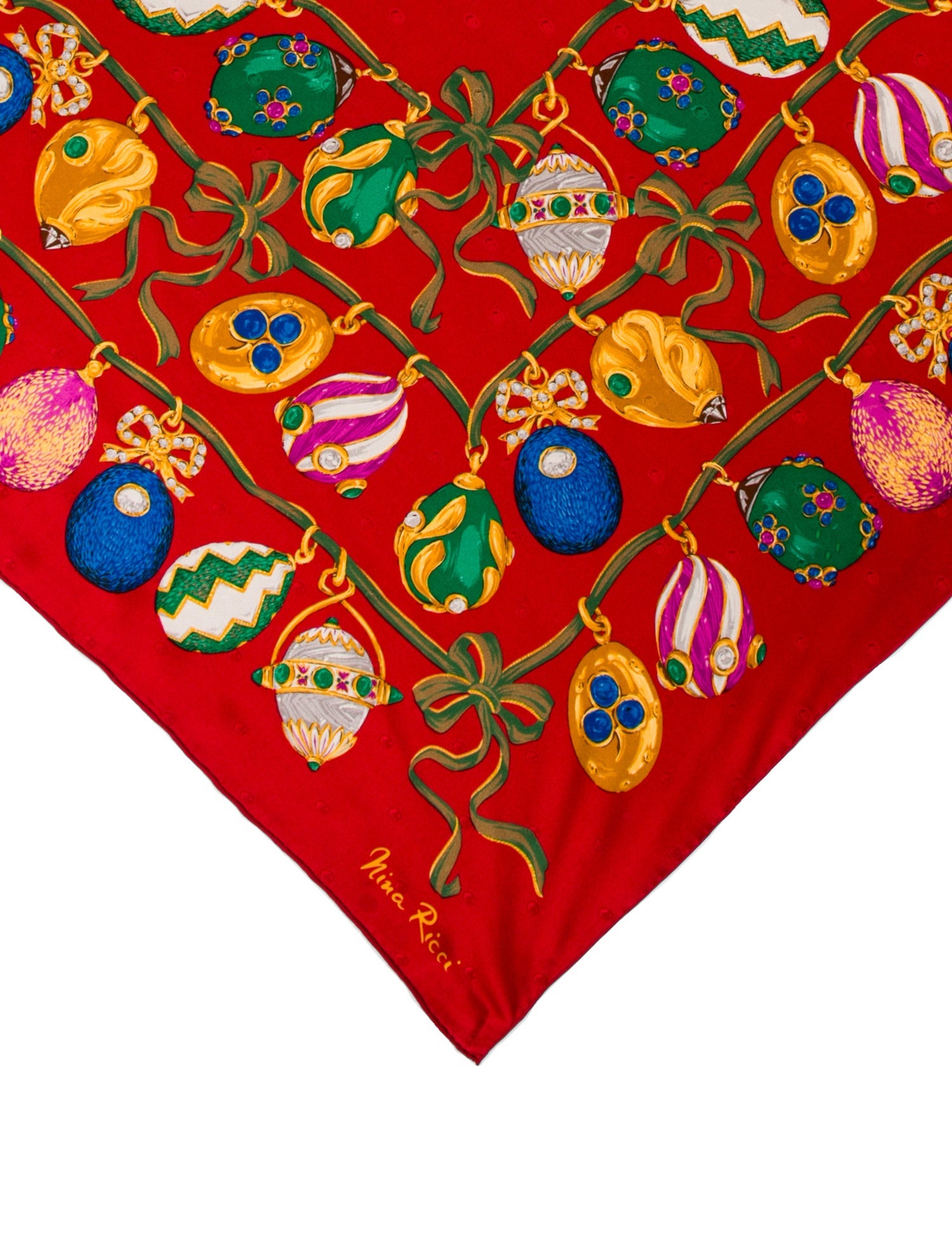 Nina Ricci Silk Printed Scarf