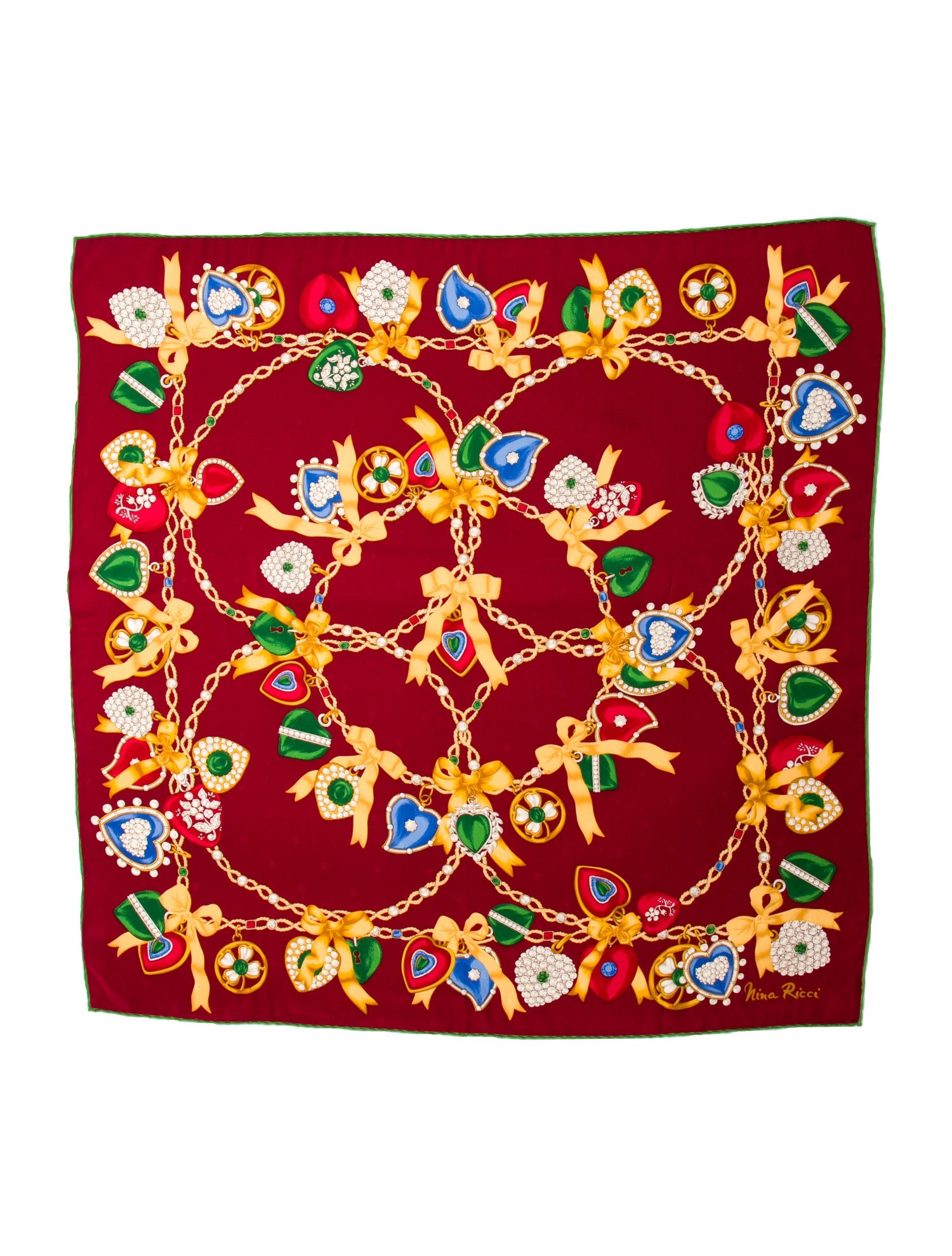 Nina Ricci Silk Printed Scarf