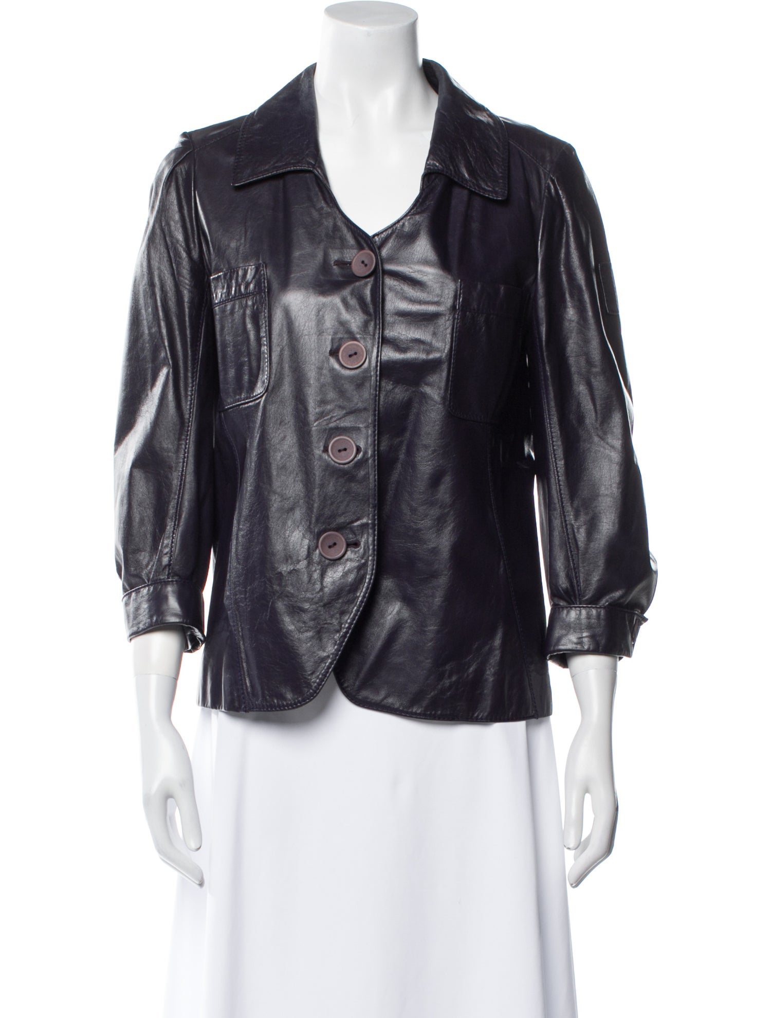 Nina Ricci Leather Biker Jacket