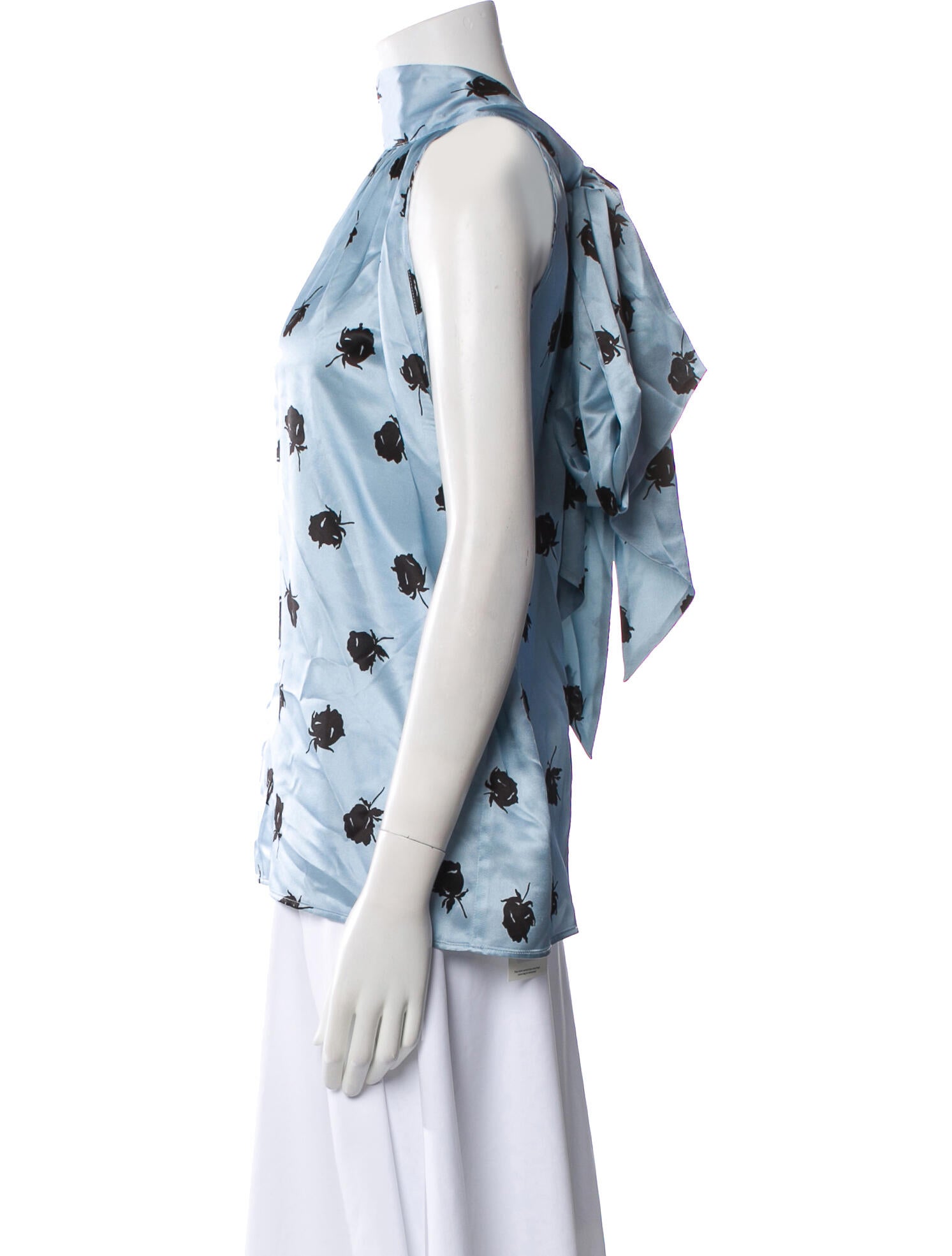 Nina Ricci Printed Turtleneck Blouse