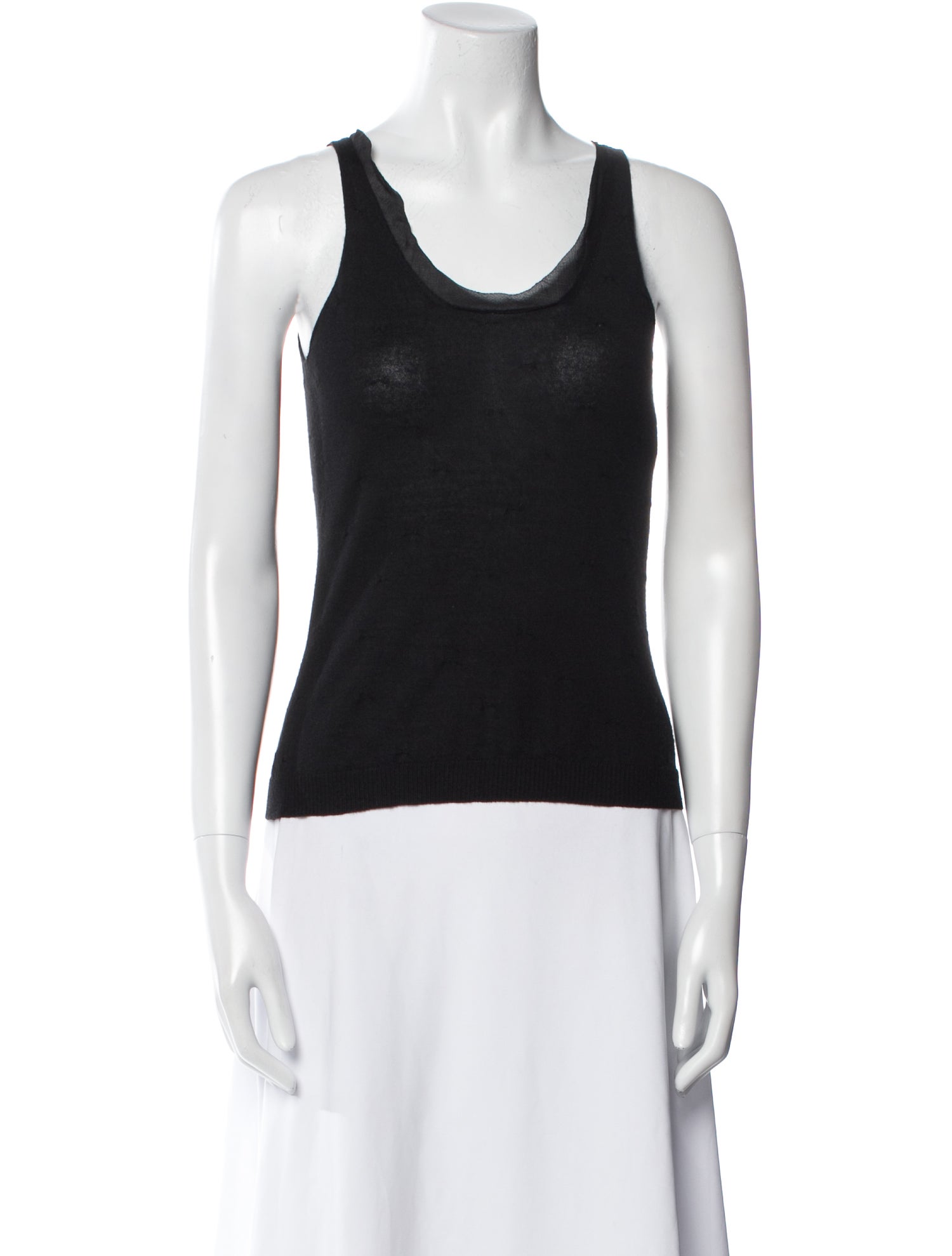 Nina Ricci Cashmere Scoop Neck Top