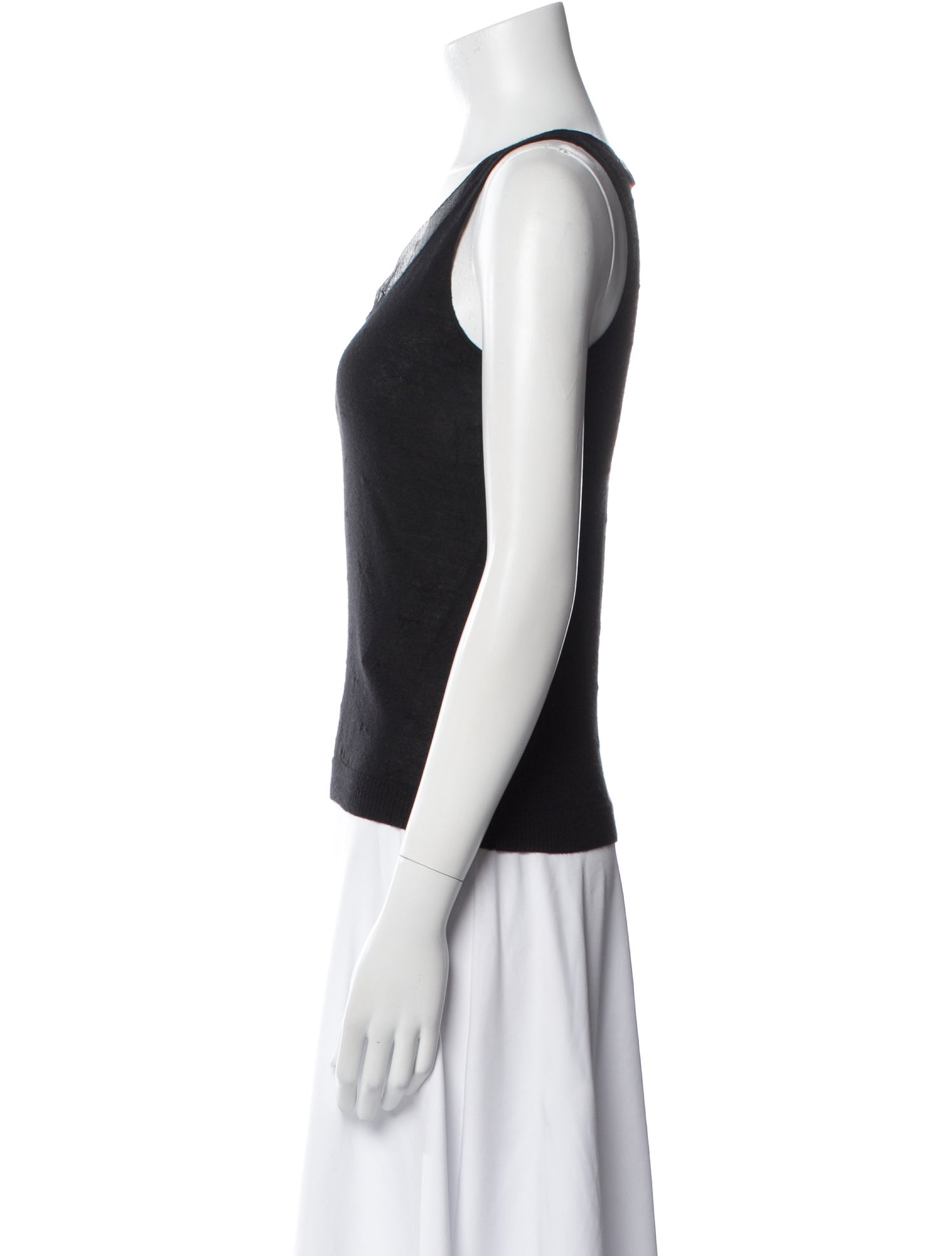 Nina Ricci Cashmere Scoop Neck Top