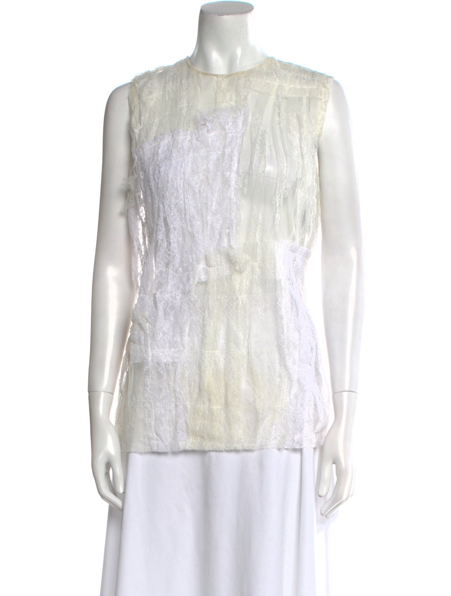 Nina Ricci Printed Crew Neck Blouse