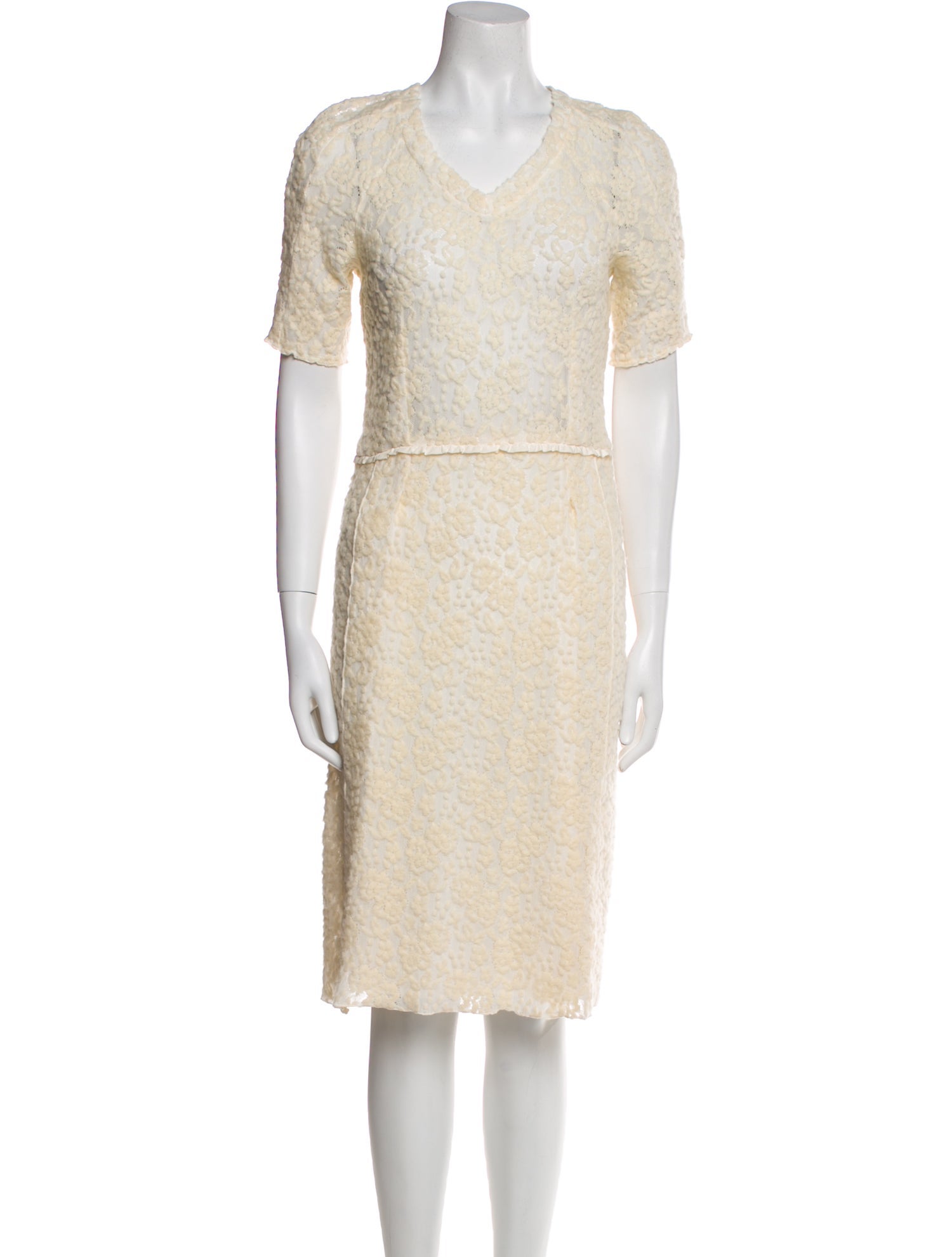 Nina Ricci Wool Knee-Length Dress