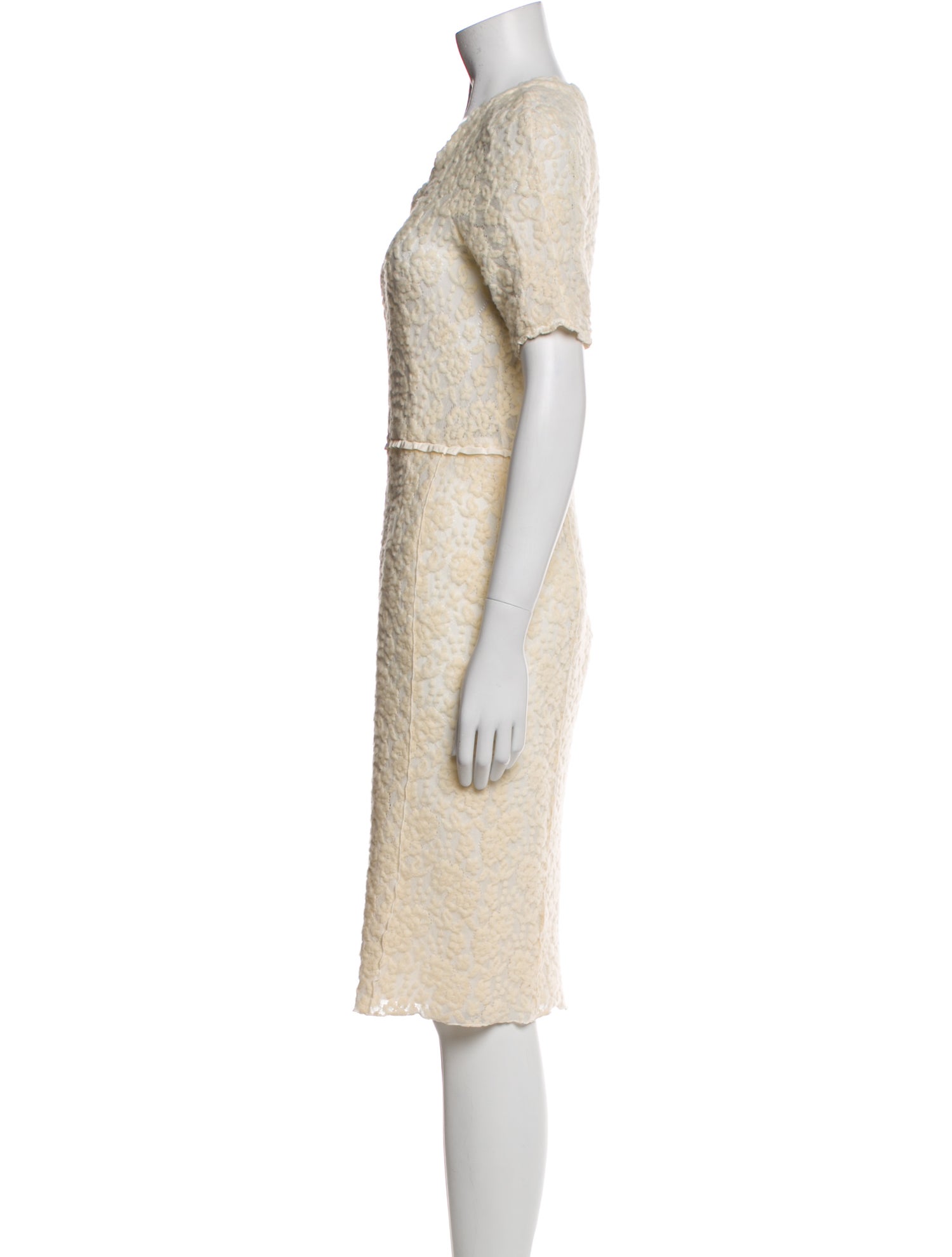 Nina Ricci Wool Knee-Length Dress