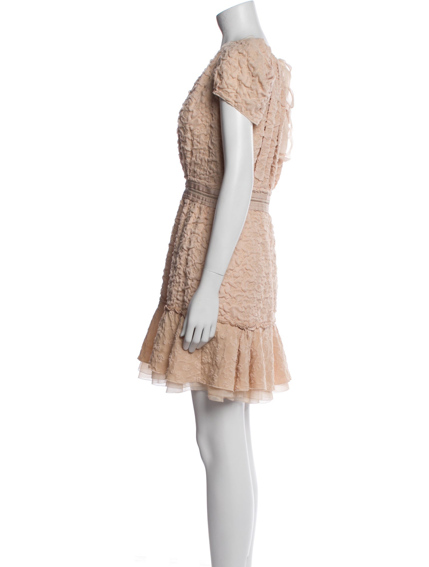 Nina Ricci Bateau Neckline Mini Dress