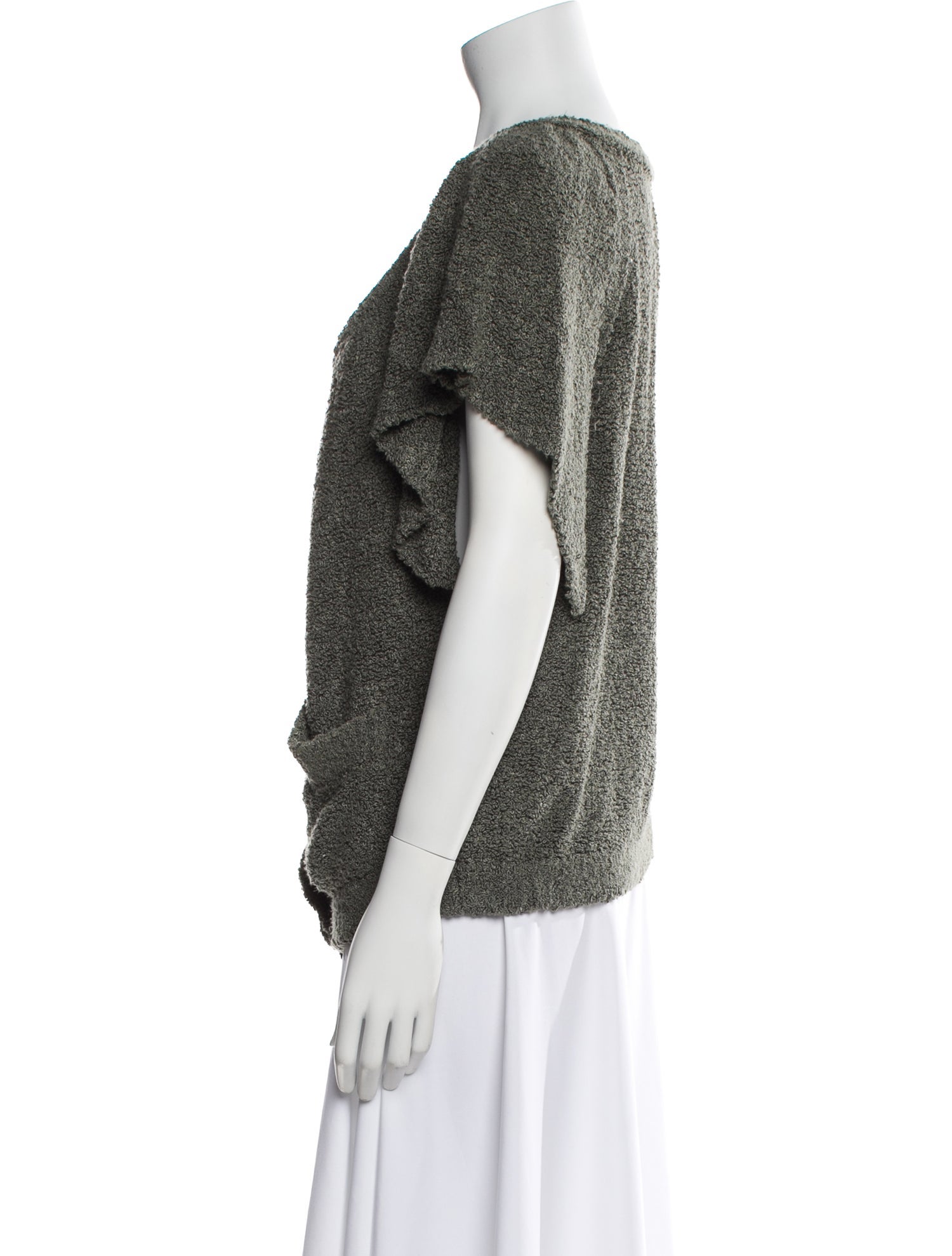 Nina Ricci Silk V-Neck Sweater