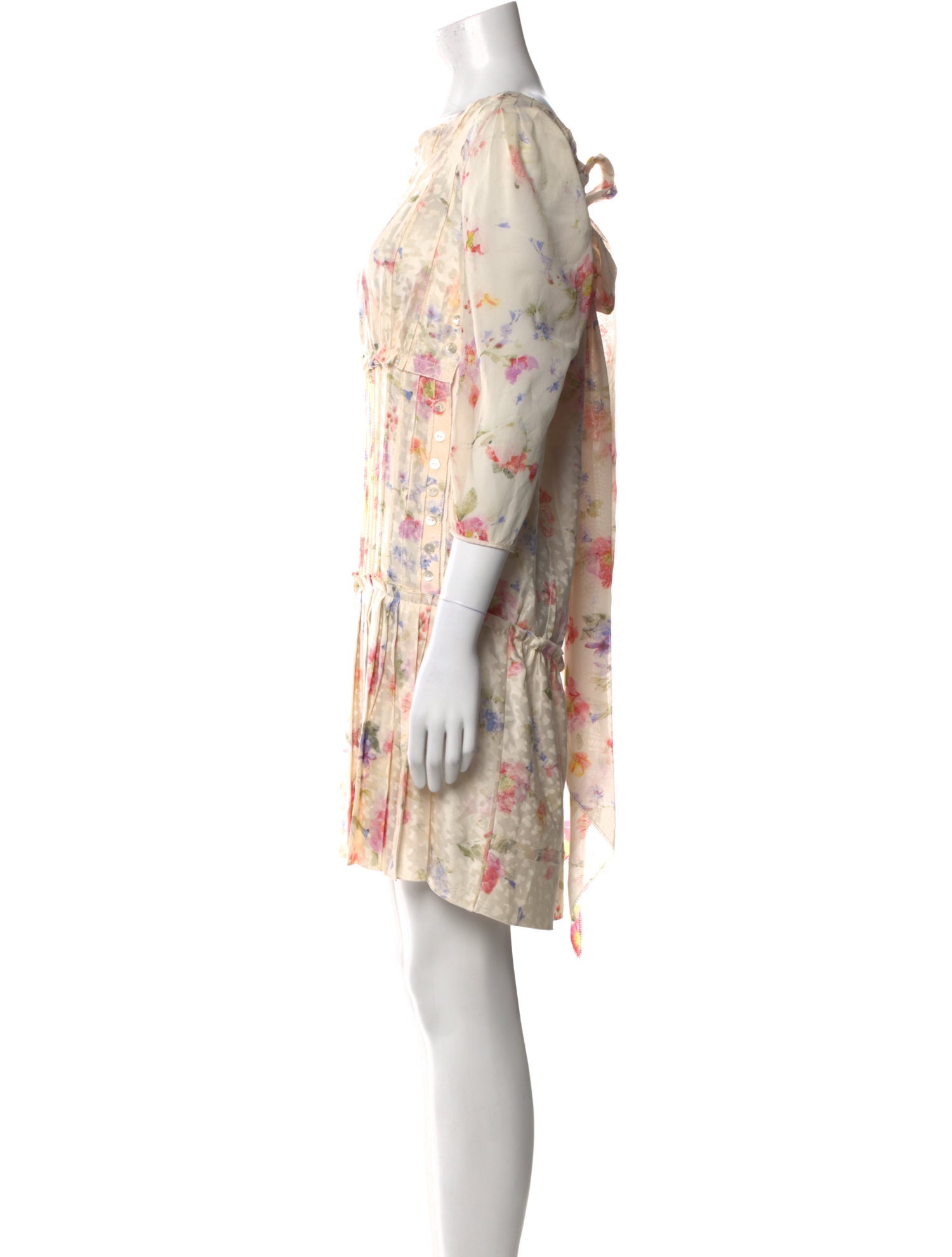 Nina Ricci Silk Mini Dress