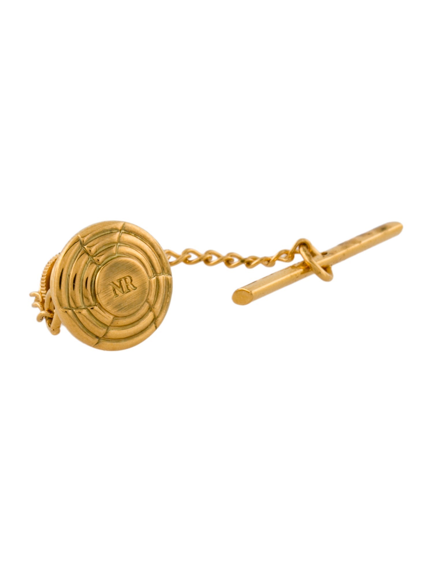 Nina Ricci Vintage Logo Tie Tack Pin