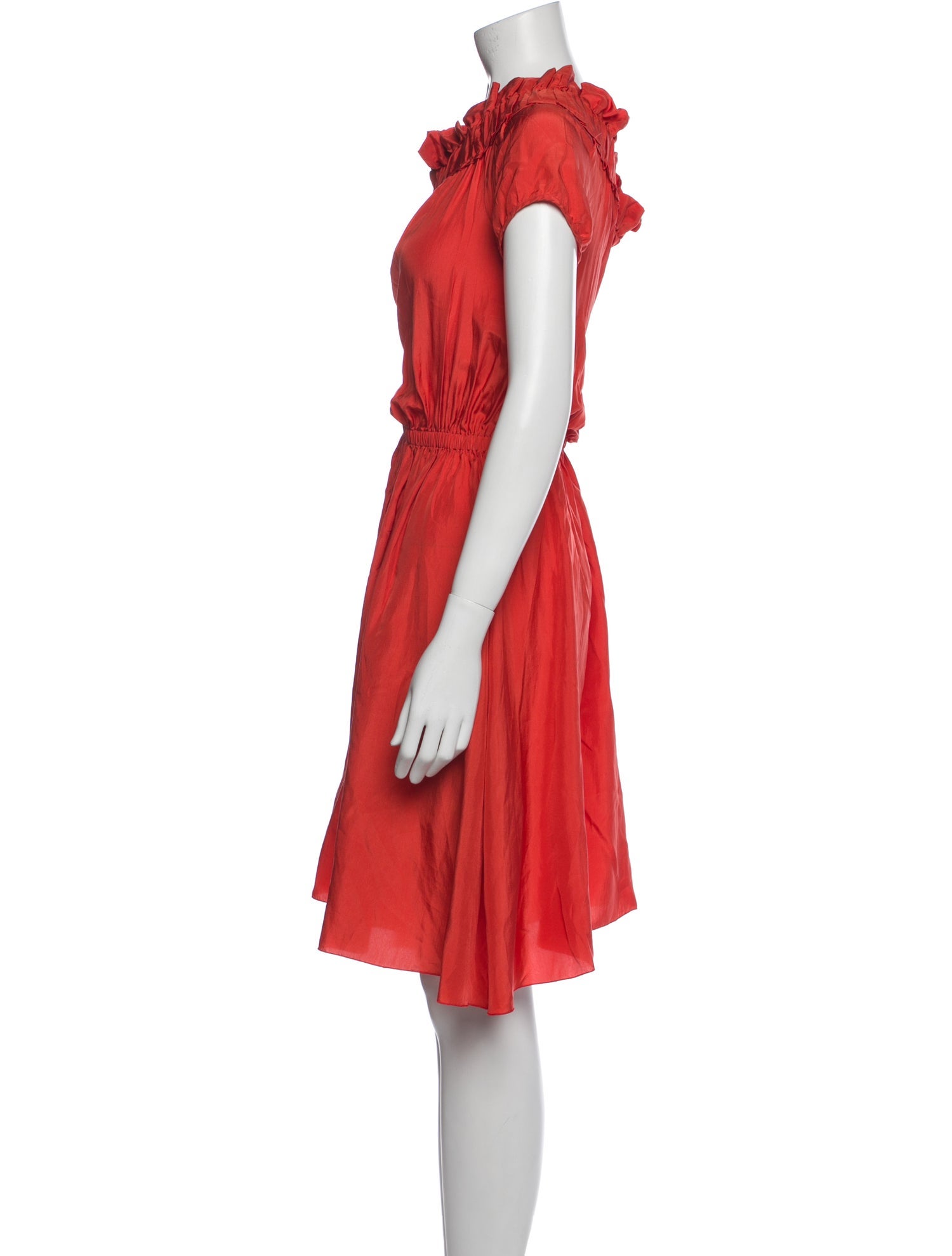 Nina Ricci Silk Knee-Length Dress