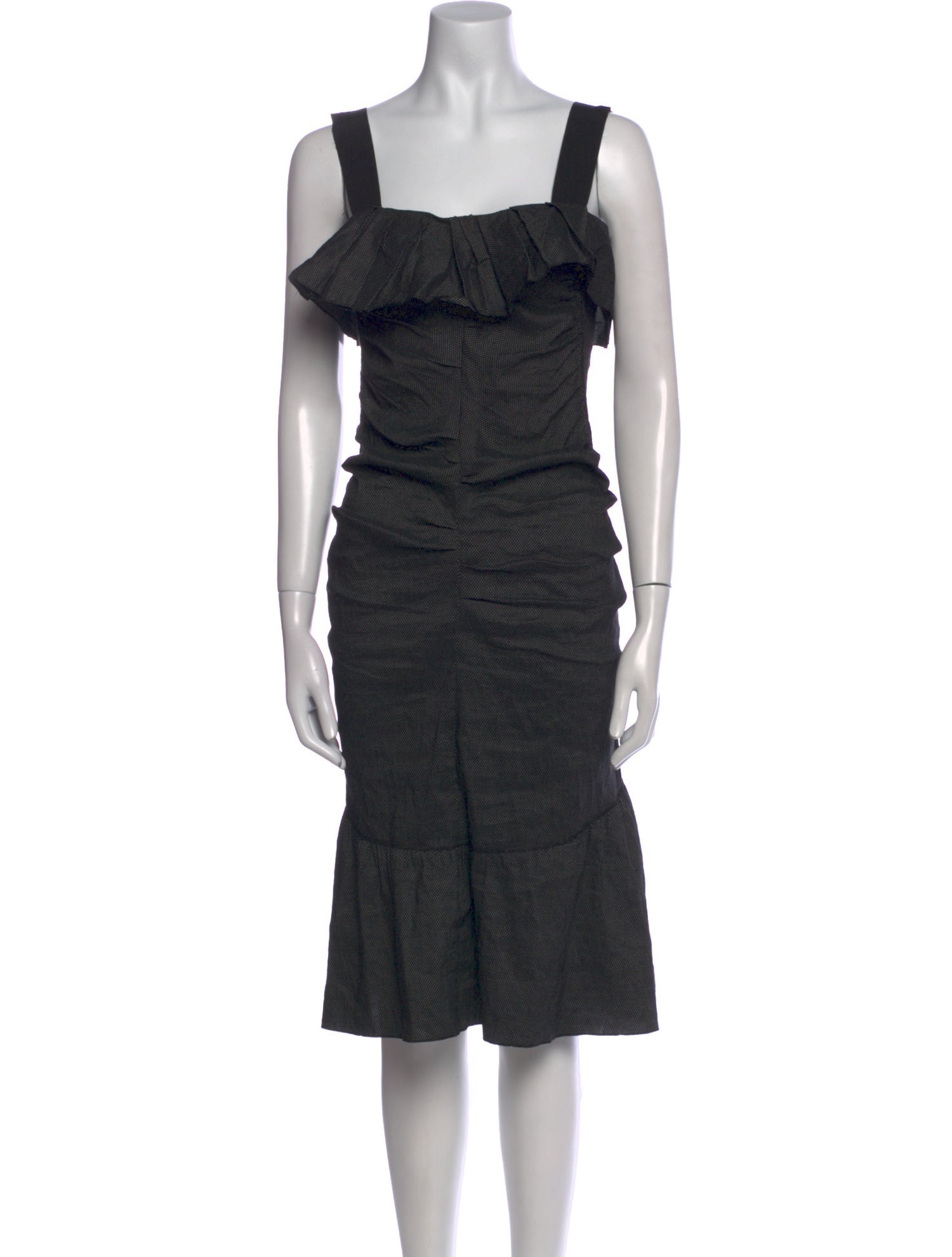 Nina Ricci Linen Midi Length Dress