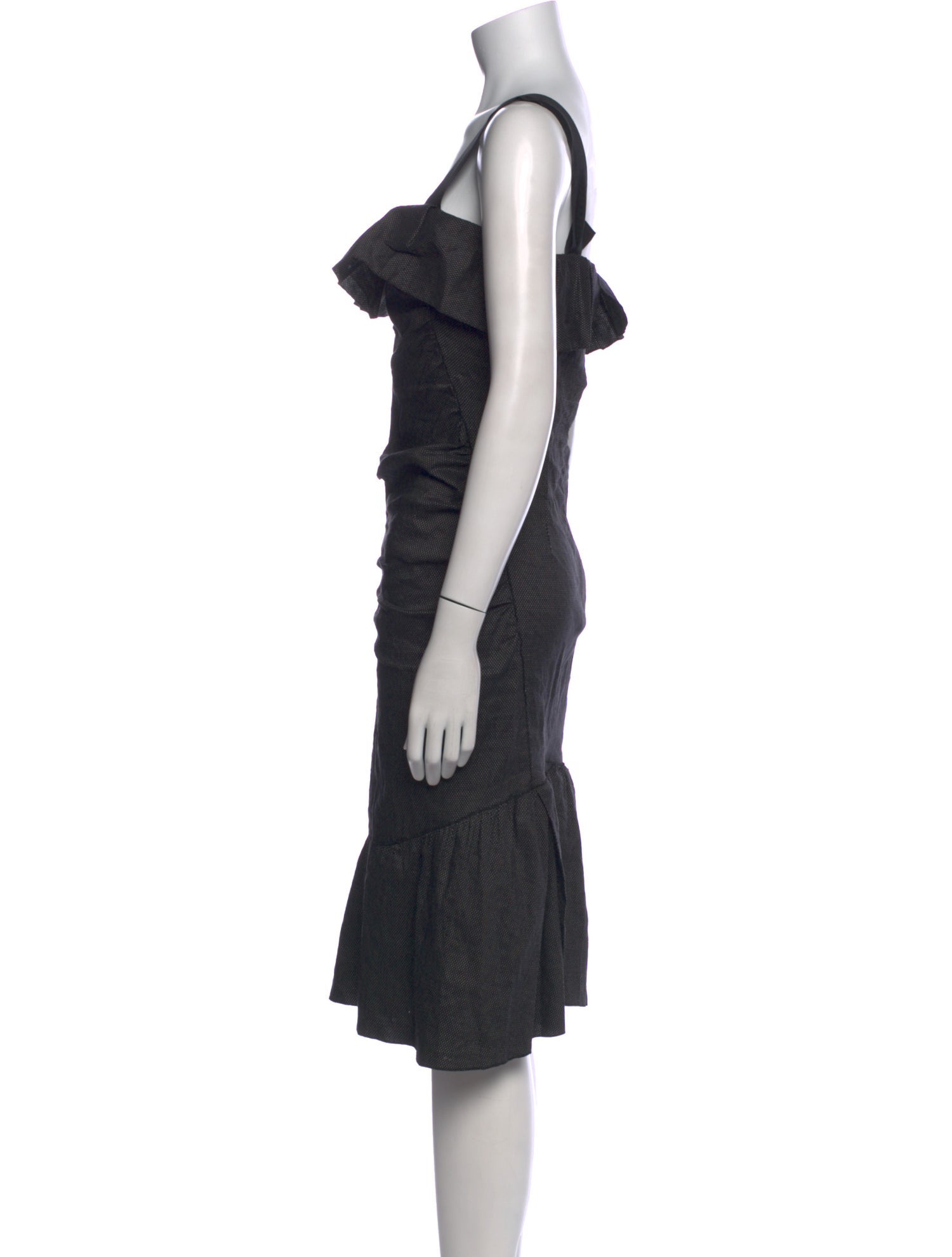 Nina Ricci Linen Midi Length Dress