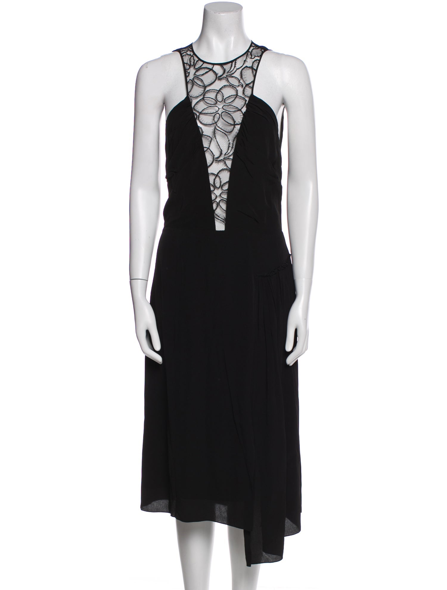 Nina Ricci Crew Neck Midi Length Dress