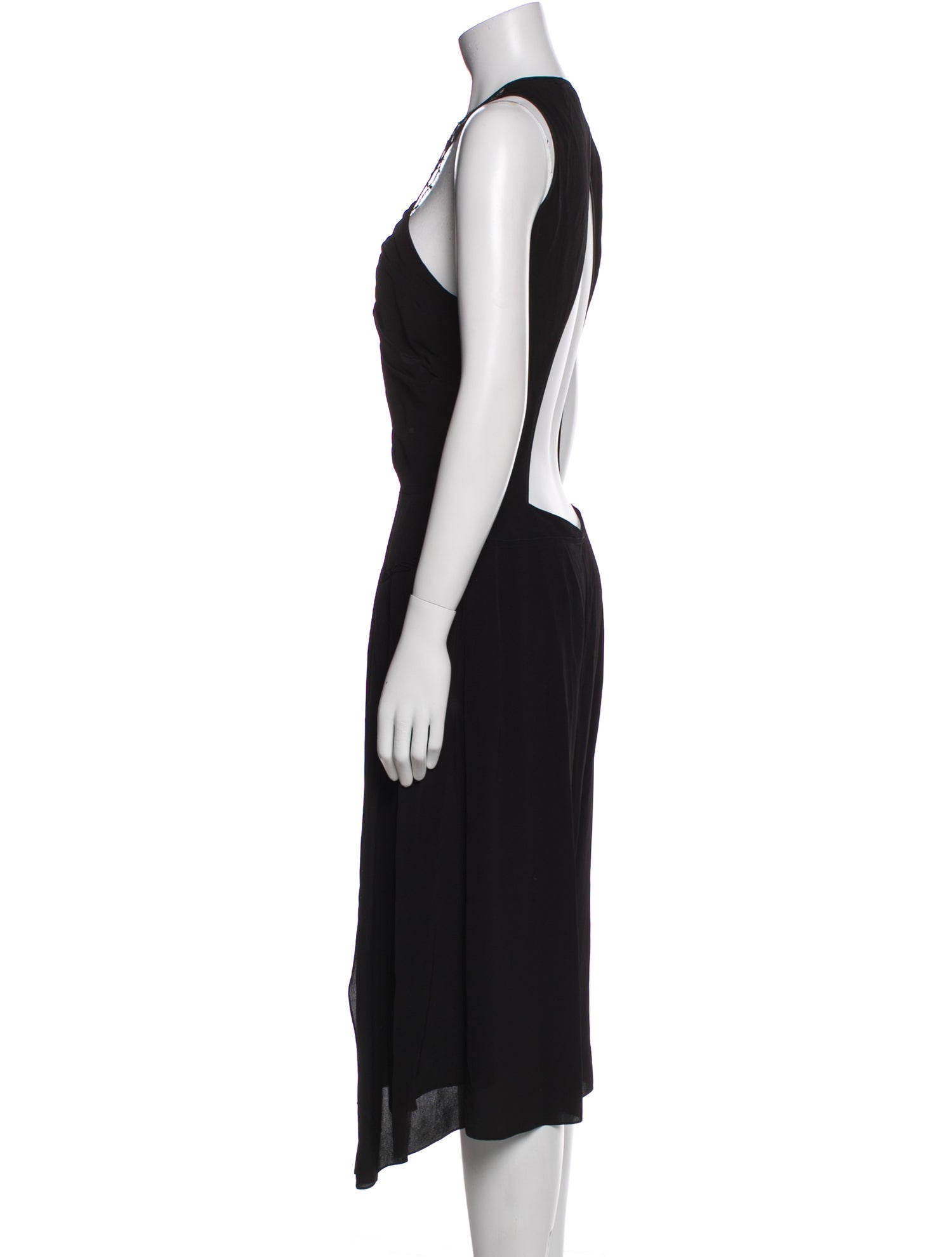 Nina Ricci Crew Neck Midi Length Dress