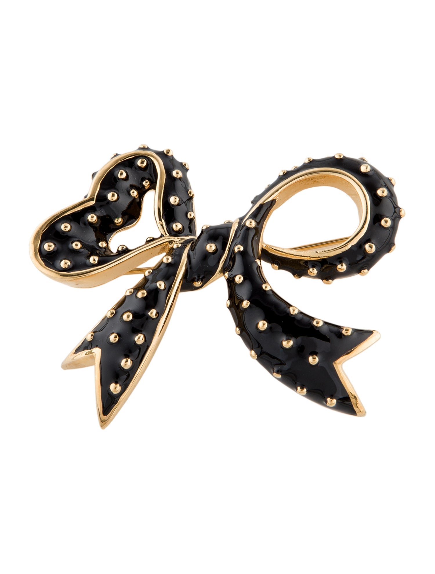 Nina Ricci Vintage, Enamel Bow Brooch Pin