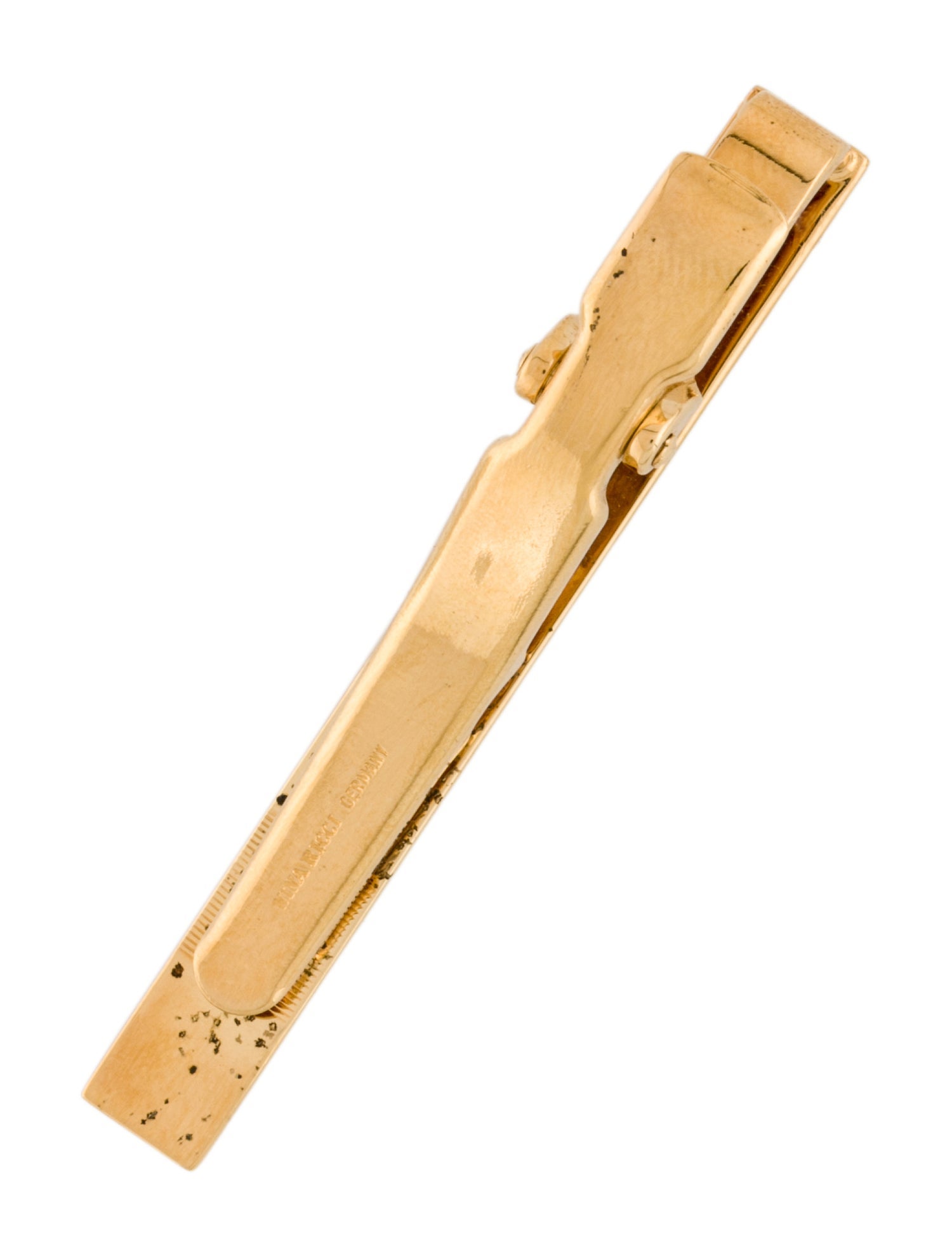 Nina Ricci Two-Tone Logo Tie Clip