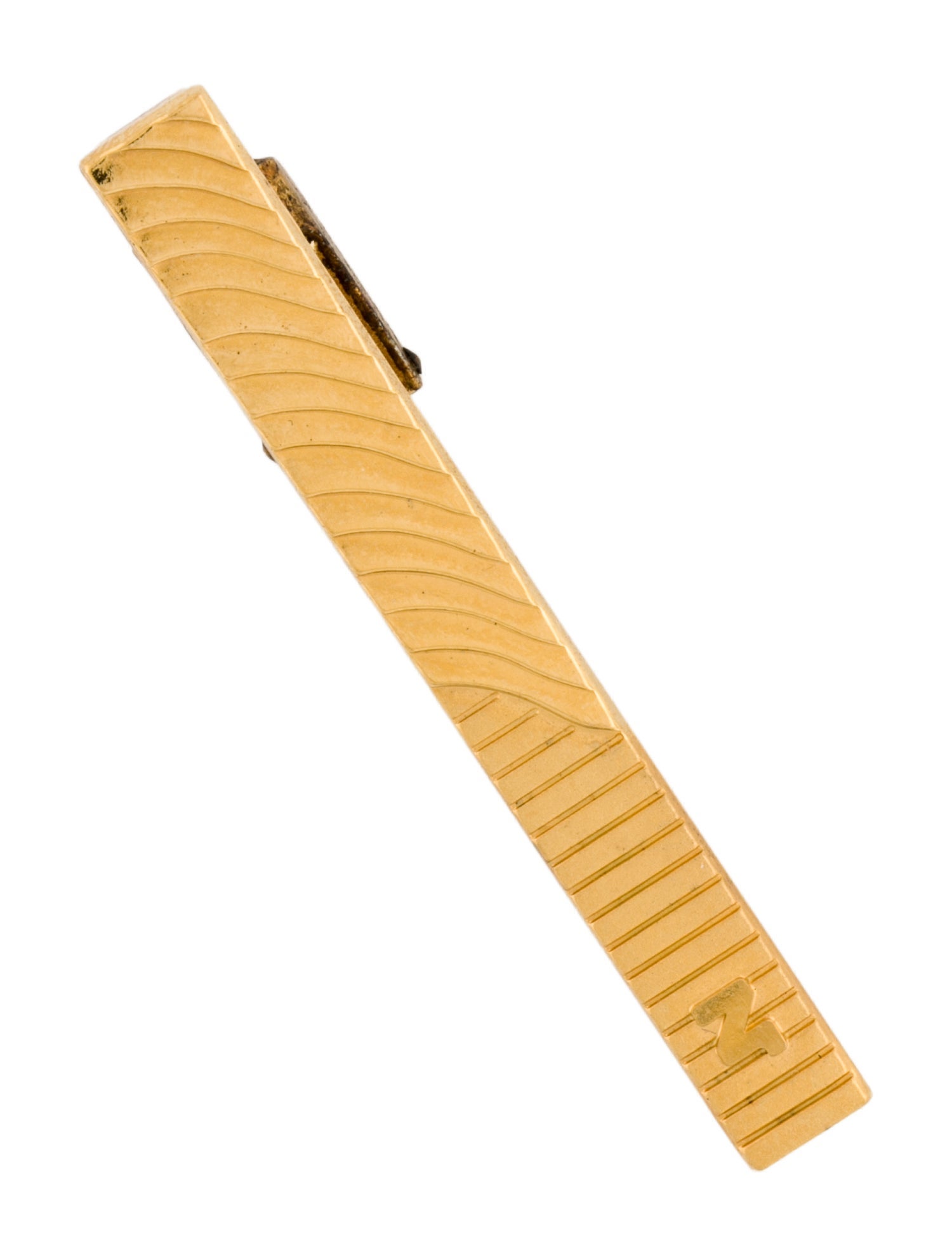 Nina Ricci Textured Tie Clip