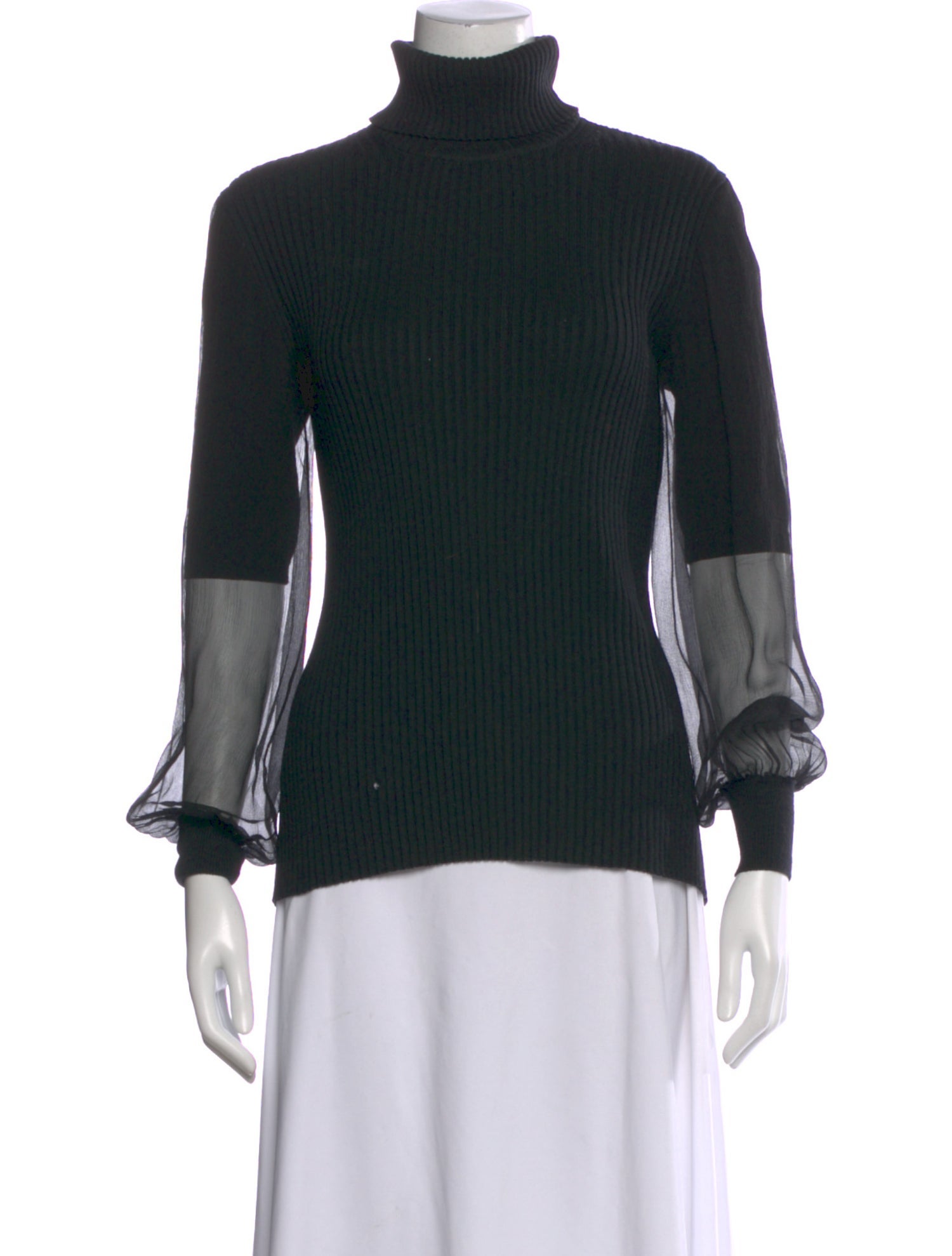 Nina Ricci Virgin Wool Turtleneck Top