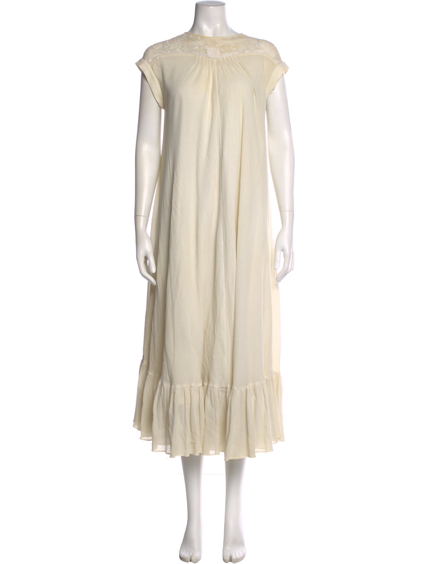 Nina Ricci Crew Neck Long Dress