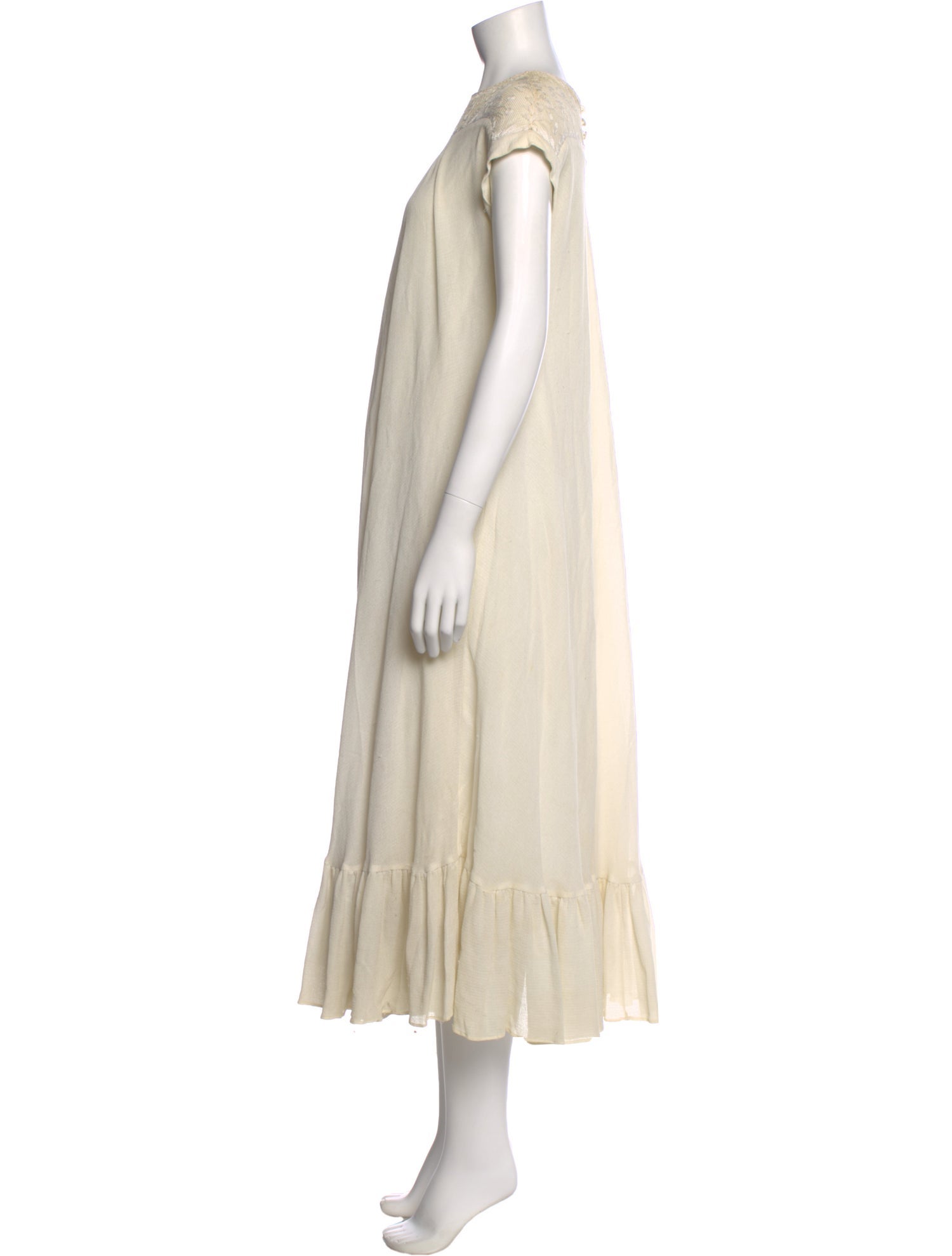 Nina Ricci Crew Neck Long Dress