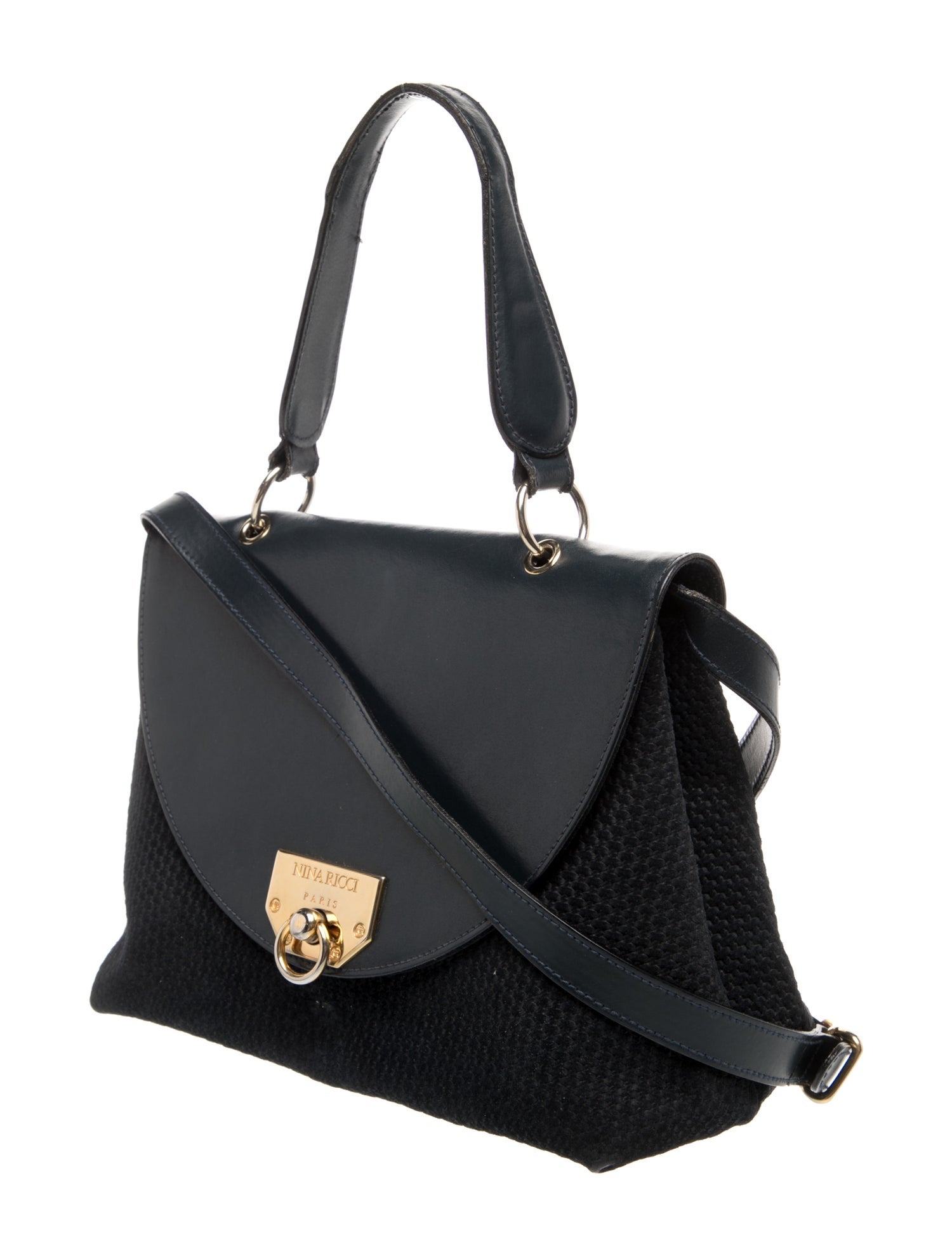 Nina Ricci Leather Top Handle Bag