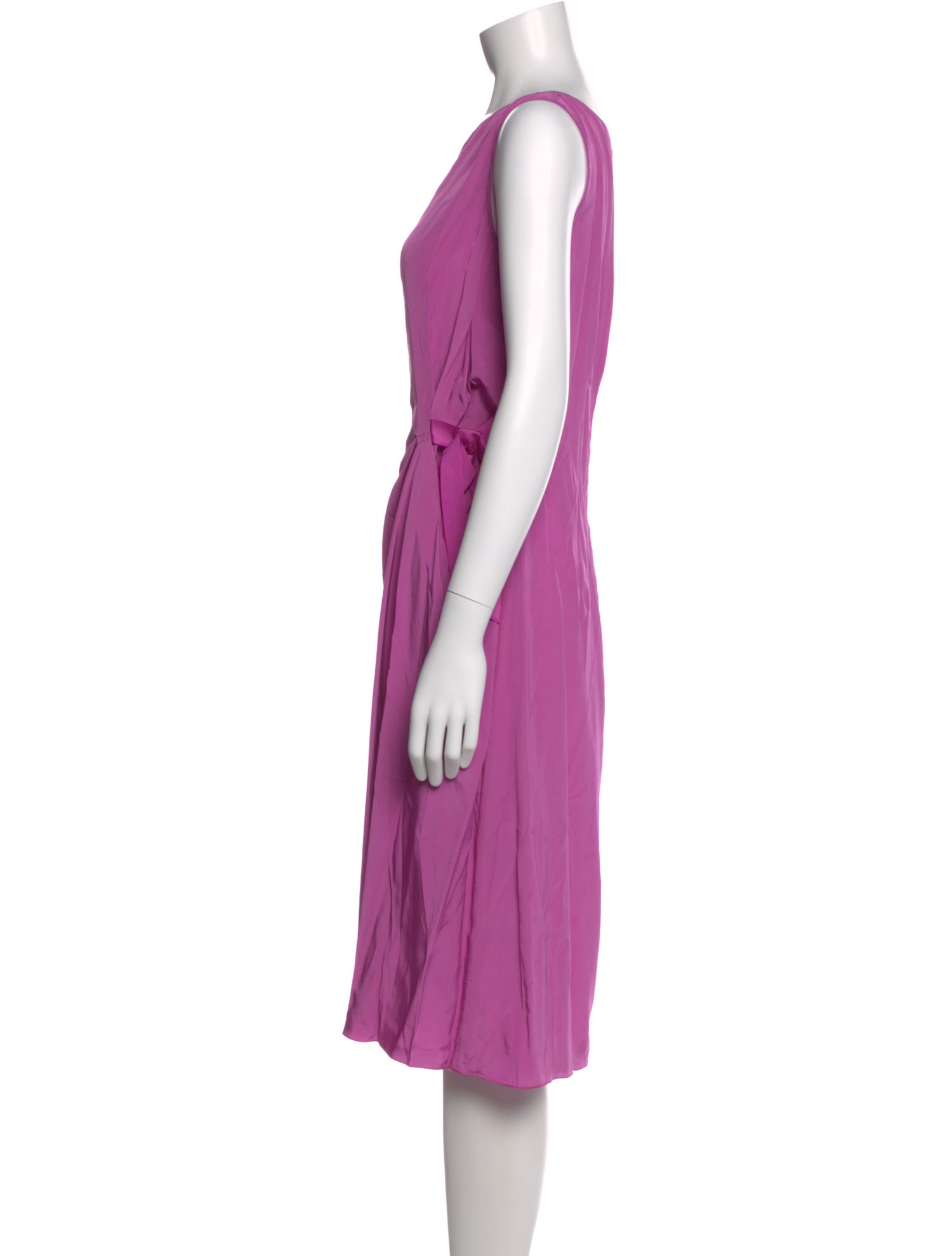 Nina Ricci Bateau Neckline Midi Length Dress
