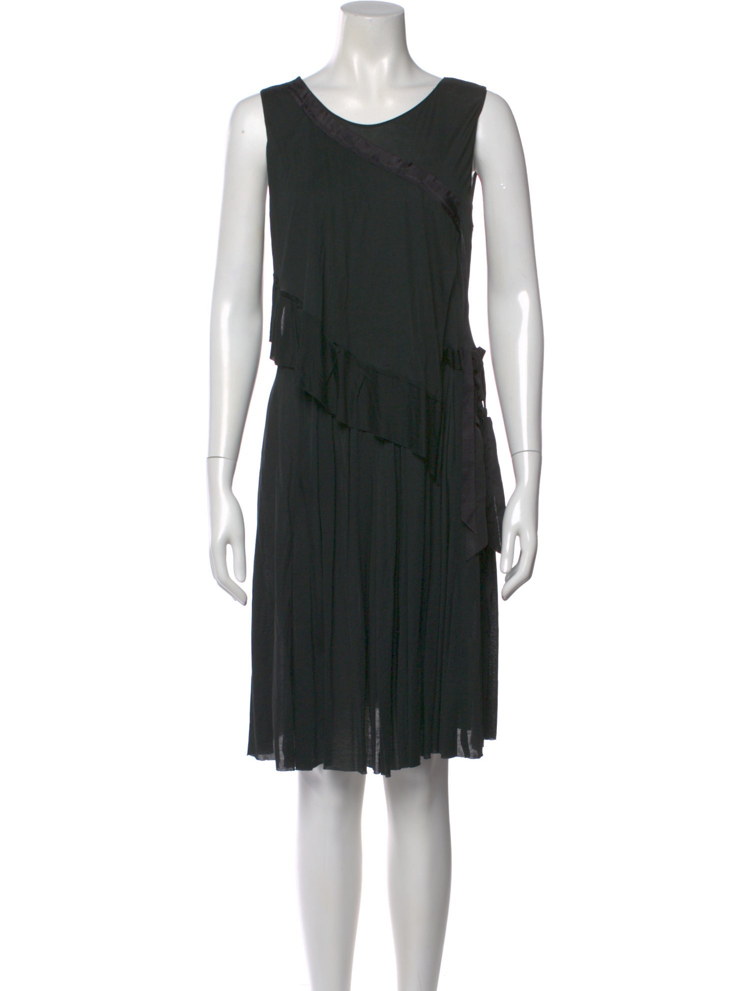 Nina Ricci Scoop Neck Knee-Length Dress