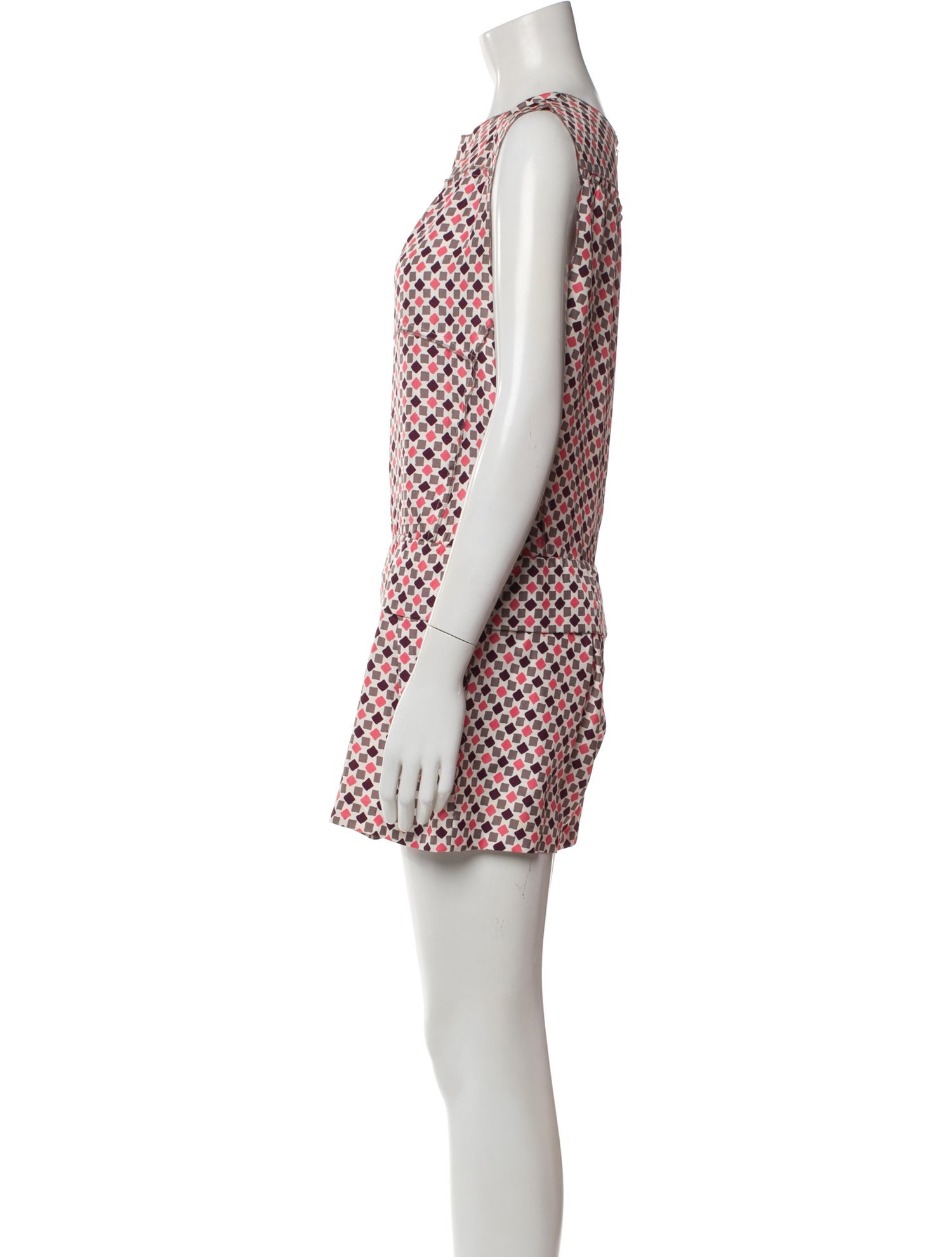 Nina Ricci Silk Printed Romper