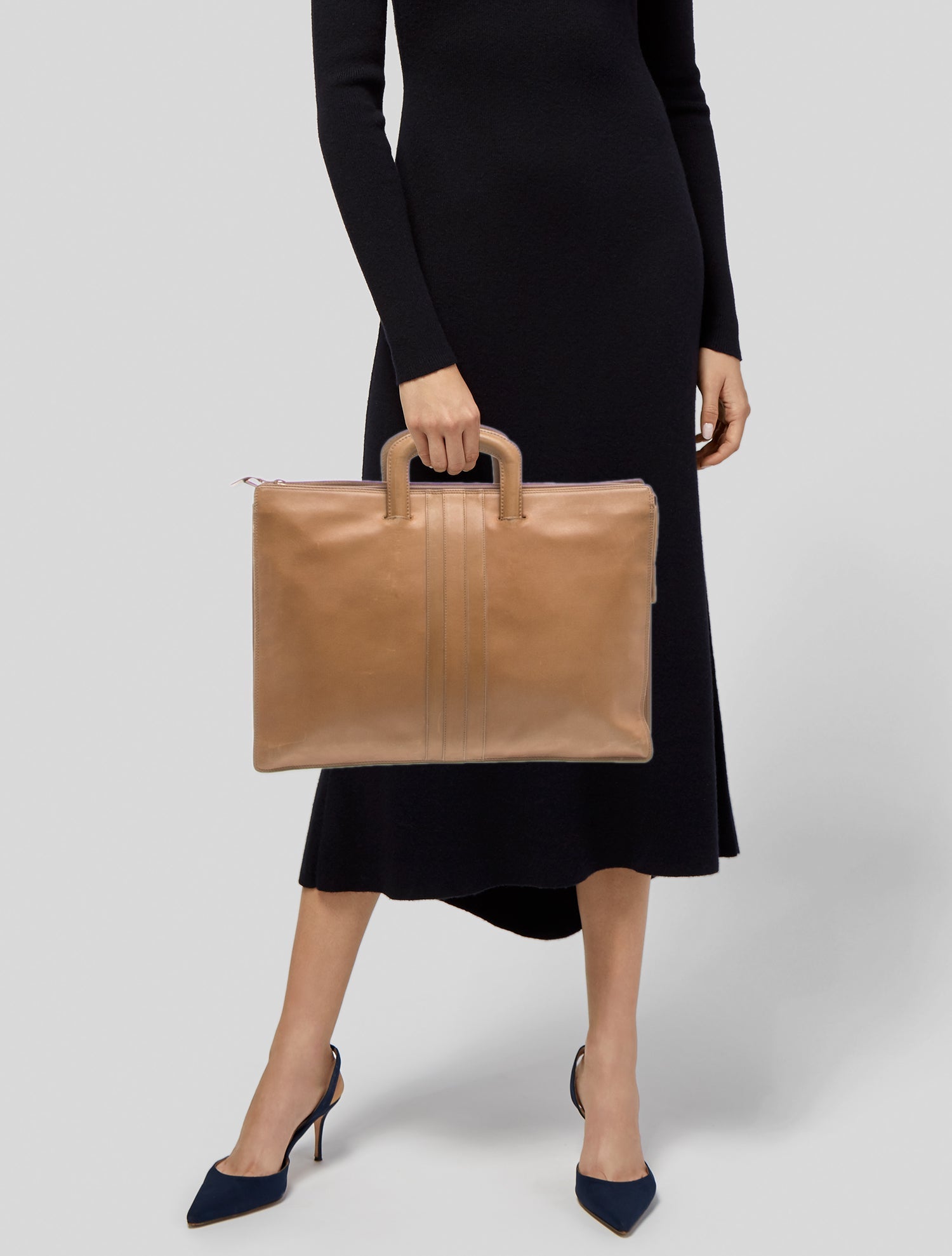 Nina Ricci Leather Top Handle Bag