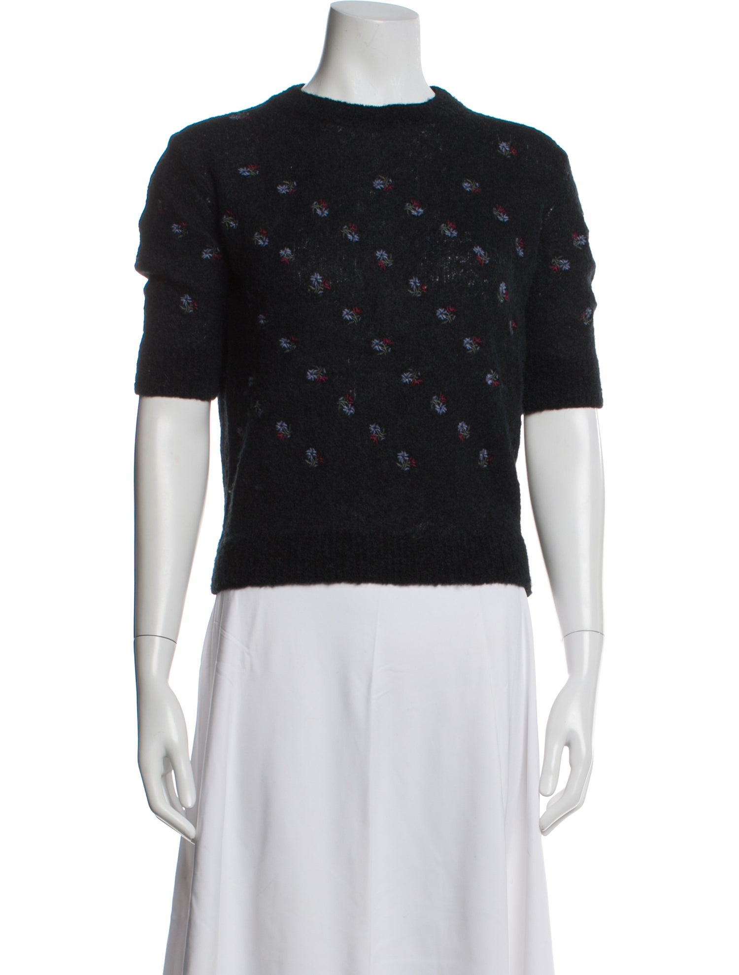 Nina Ricci Alpaca Crew Neck Sweater